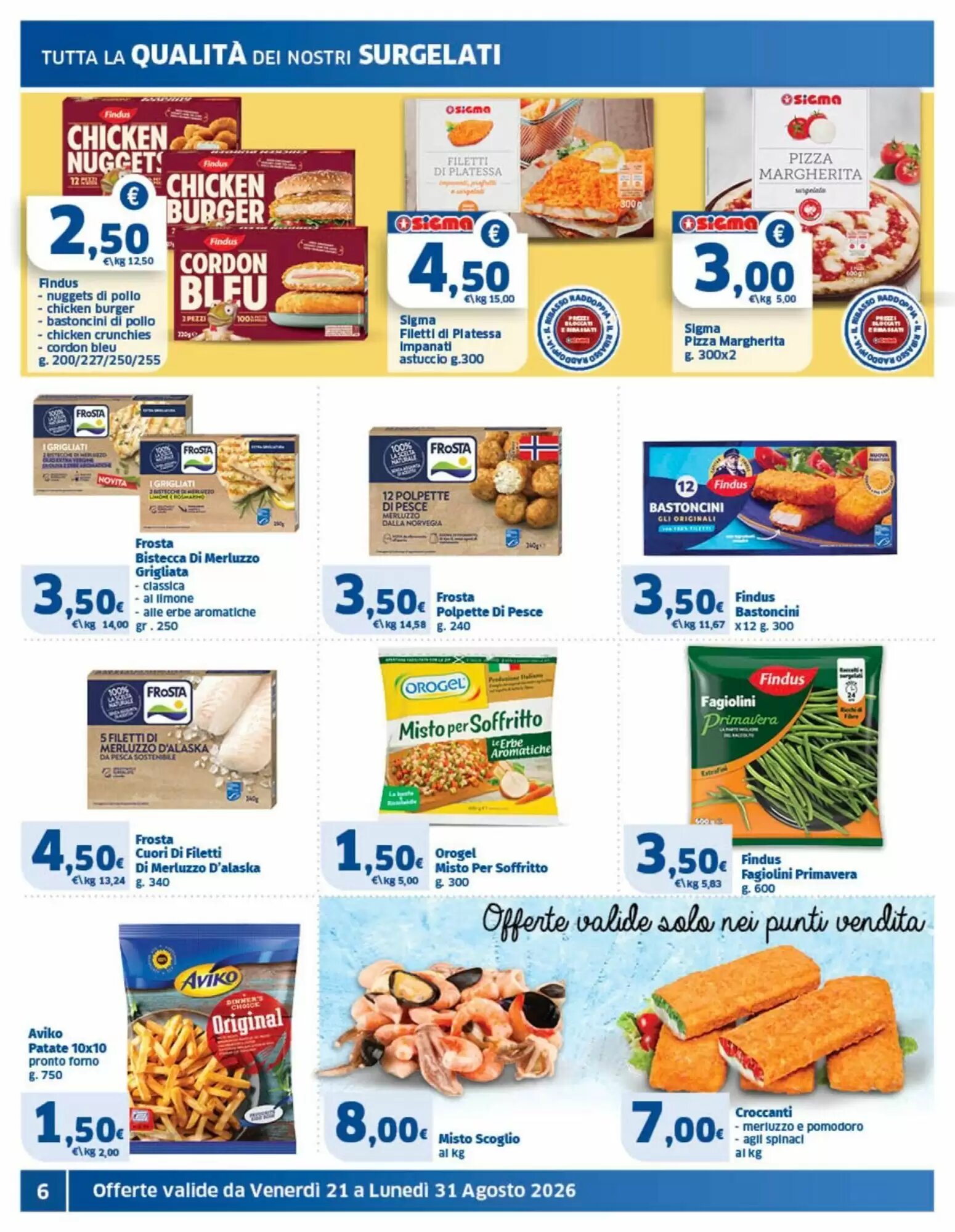 Volantino promozionale Sigma  valide dal 21/08/2026 - Pagina 6.