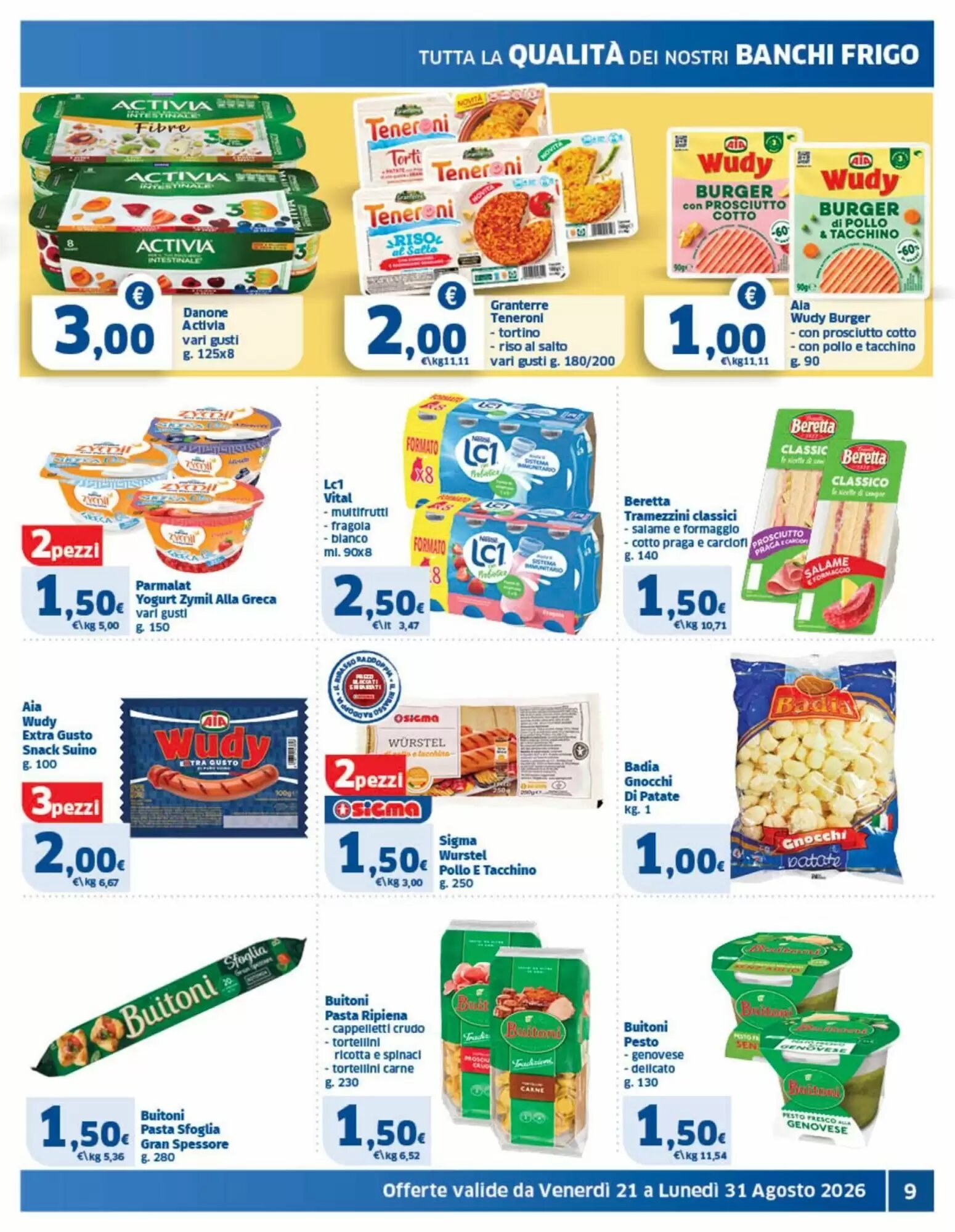 Volantino promozionale Sigma  valide dal 21/08/2026 - Pagina 9.