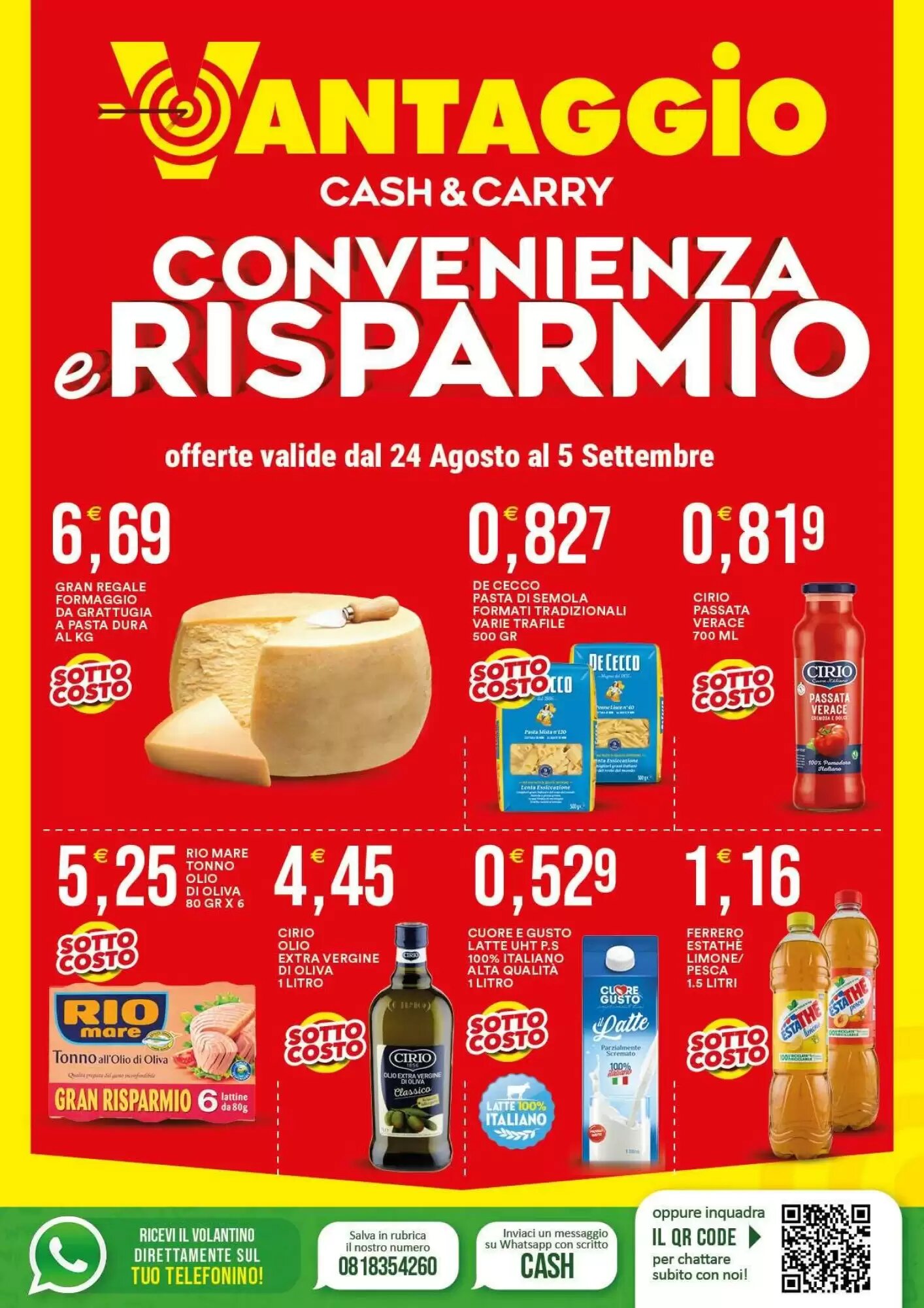 Volantino promozionale Vantaggio Cash&Carry valide dal 21/08/2026 - Pagina 1.