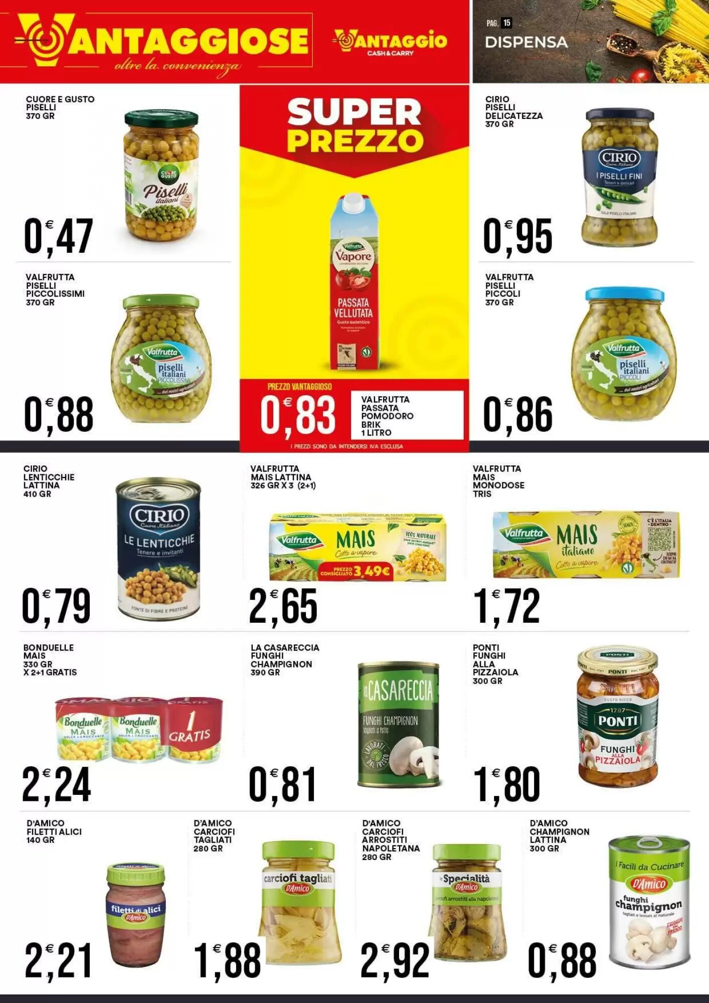 Volantino promozionale Vantaggio Cash&Carry  valide dal 21/08/2026 - Pagina 15.