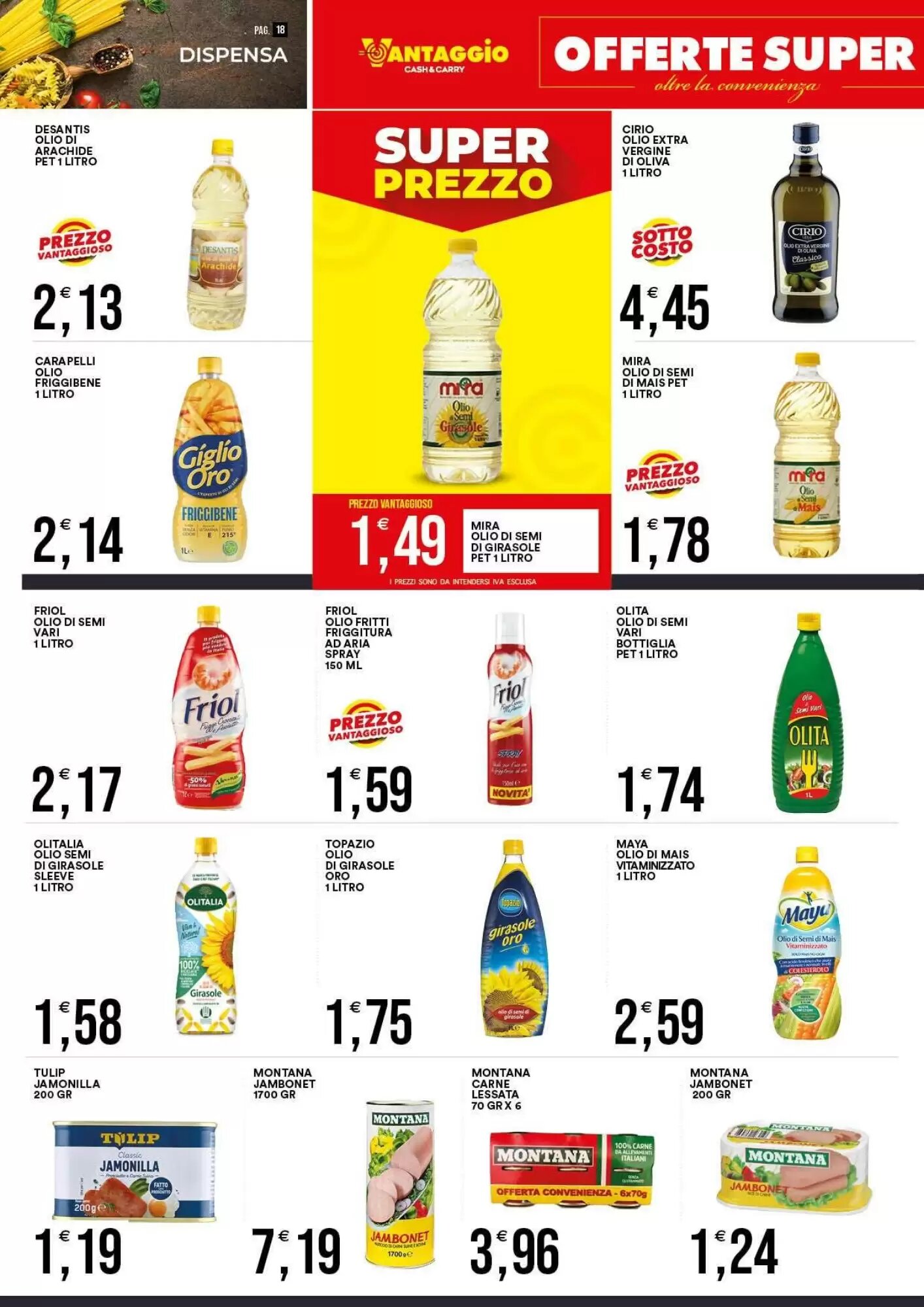 Volantino promozionale Vantaggio Cash&Carry  valide dal 21/08/2026 - Pagina 18.