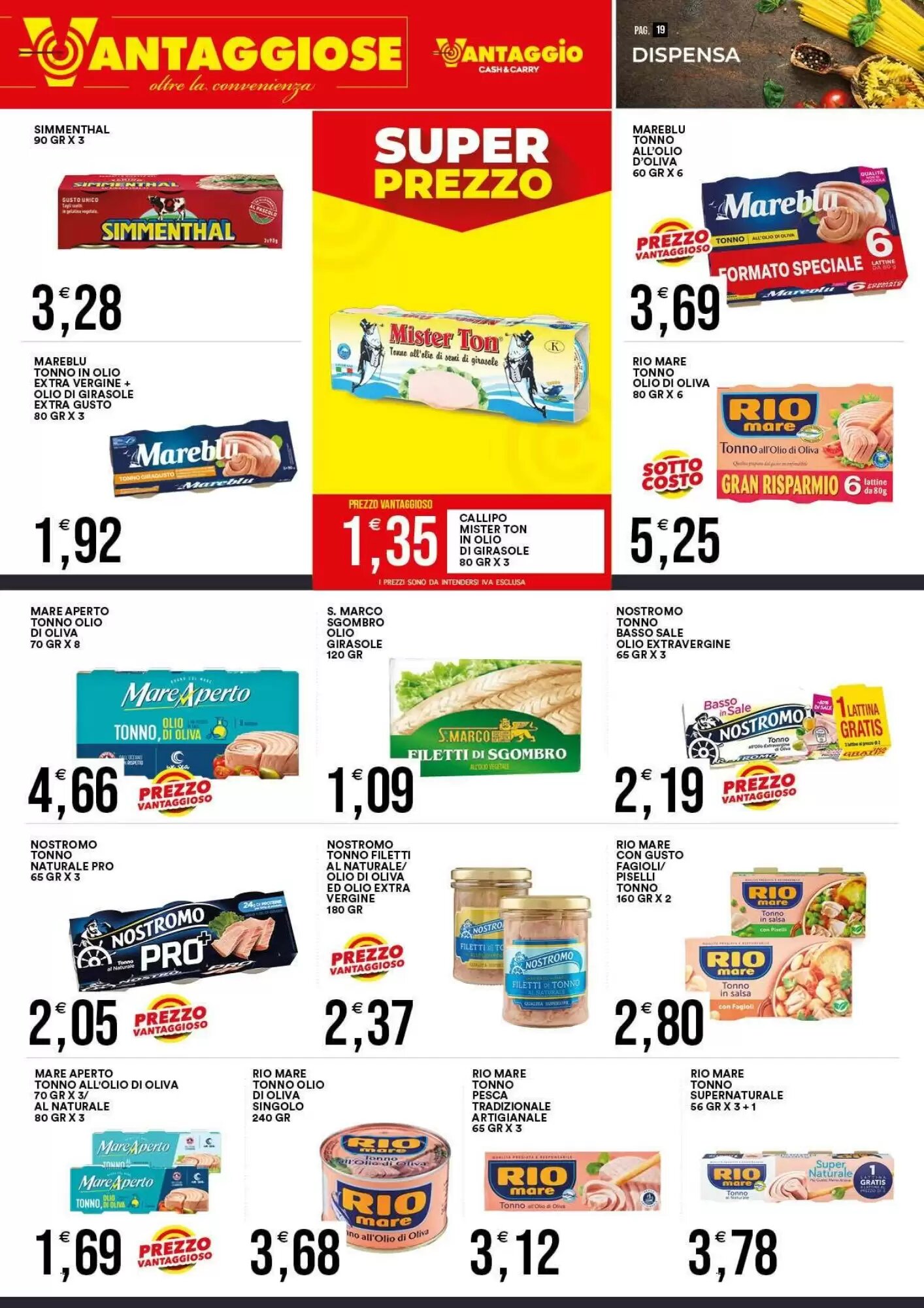Volantino promozionale Vantaggio Cash&Carry  valide dal 21/08/2026 - Pagina 19.