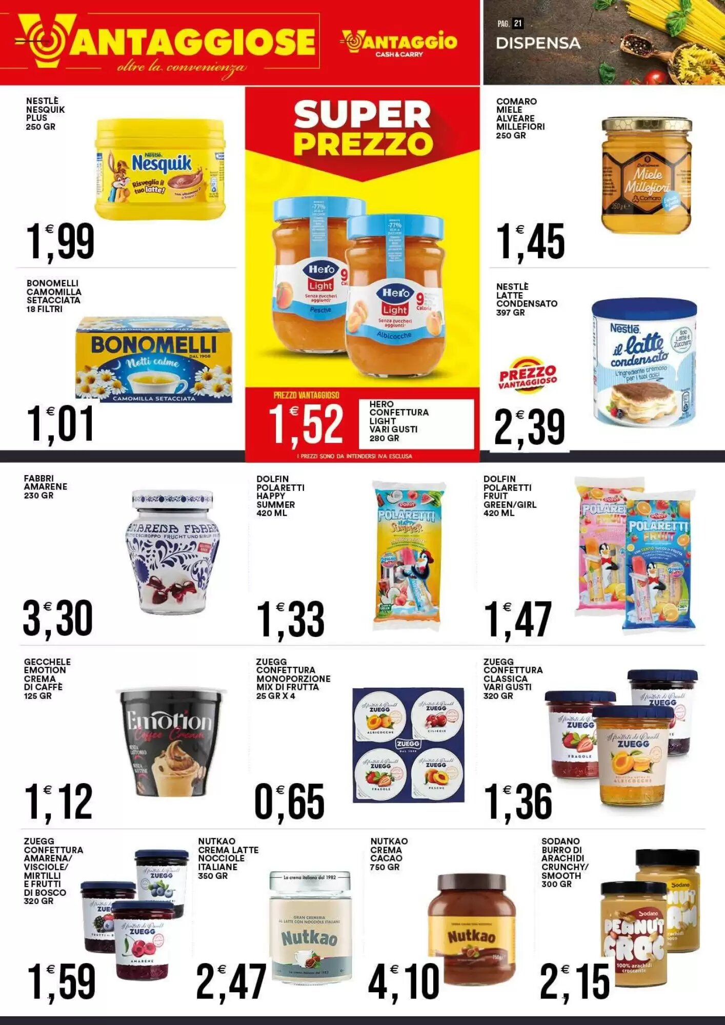Volantino promozionale Vantaggio Cash&Carry  valide dal 21/08/2026 - Pagina 21.