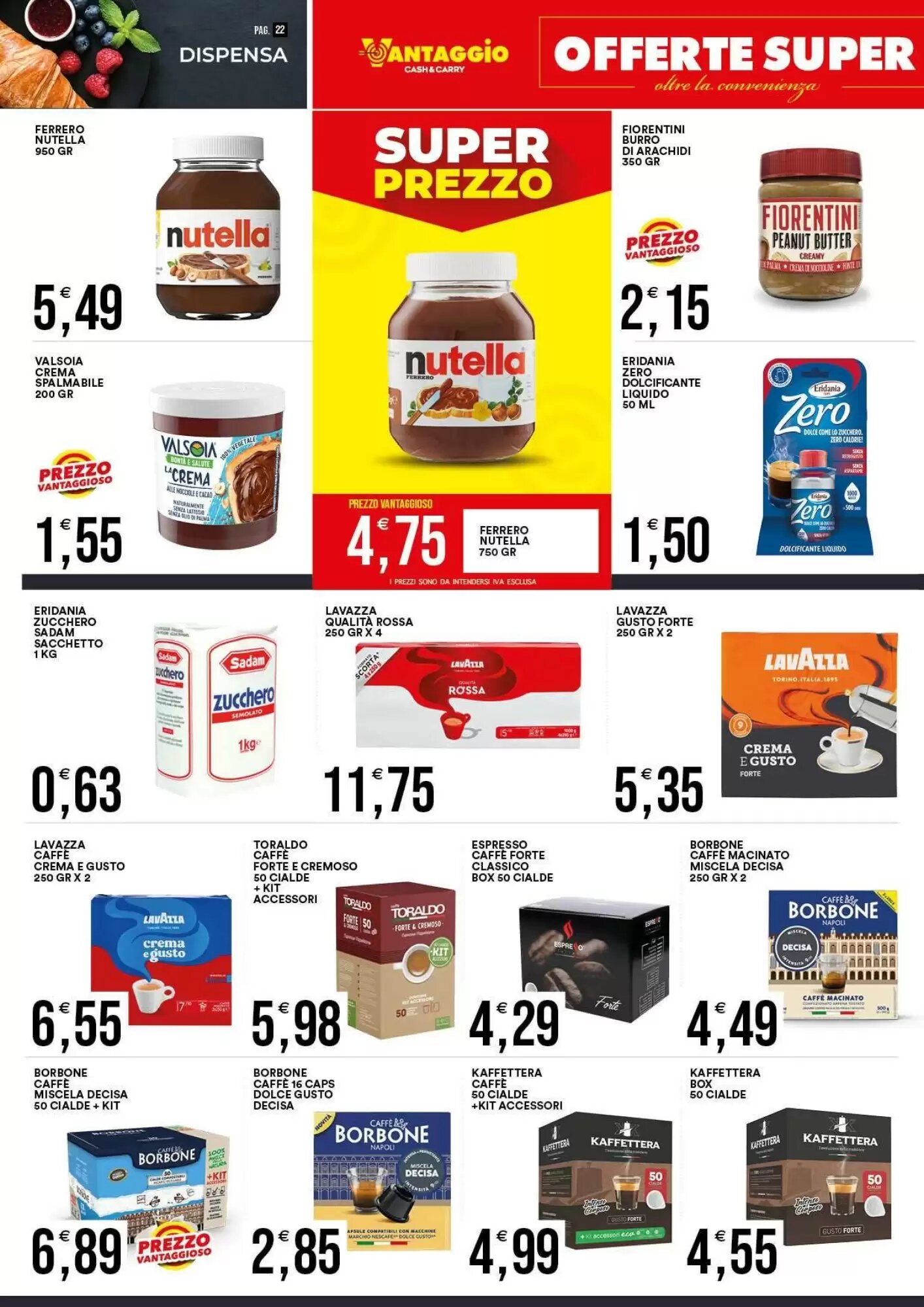 Volantino promozionale Vantaggio Cash&Carry  valide dal 21/08/2026 - Pagina 22.