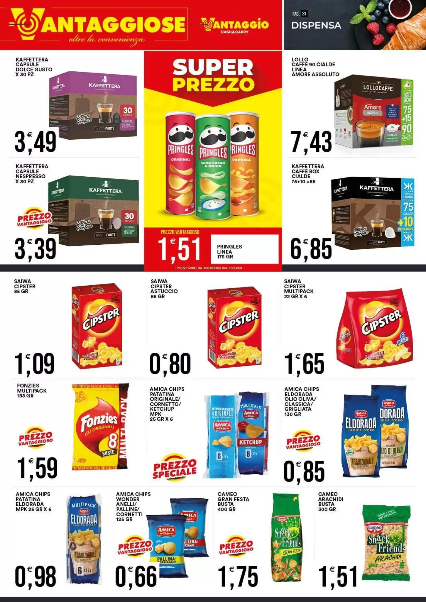 Volantino promozionale Vantaggio Cash&Carry  valide dal 21/08/2026 - Pagina 23.