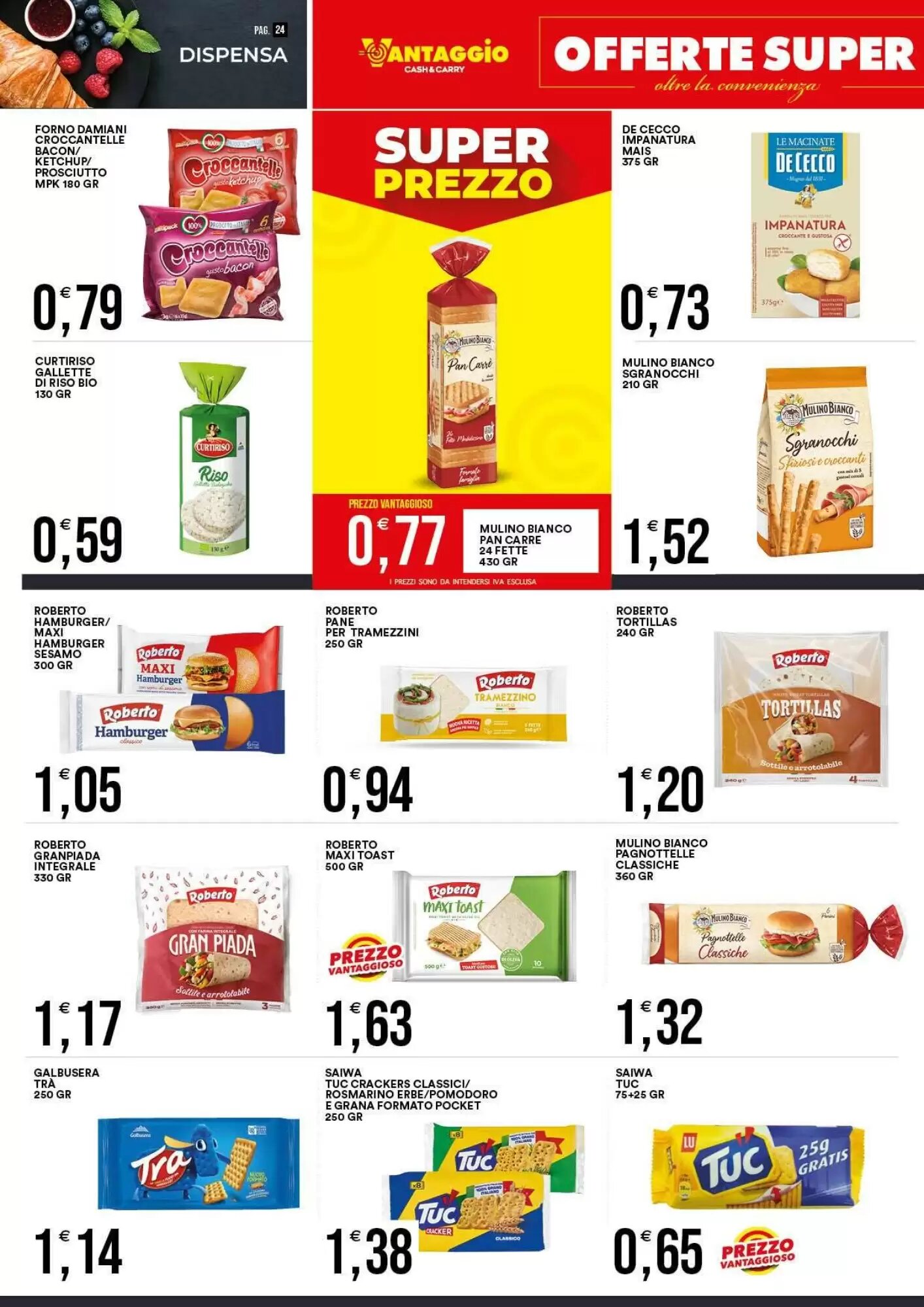Volantino promozionale Vantaggio Cash&Carry  valide dal 21/08/2026 - Pagina 24.