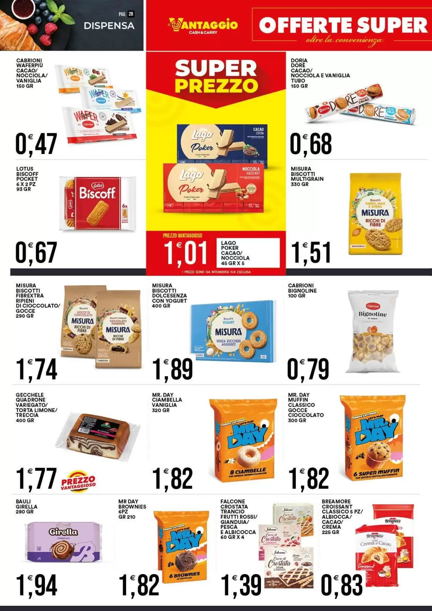 Volantino promozionale Vantaggio Cash&Carry  valide dal 21/08/2026 - Pagina 28.