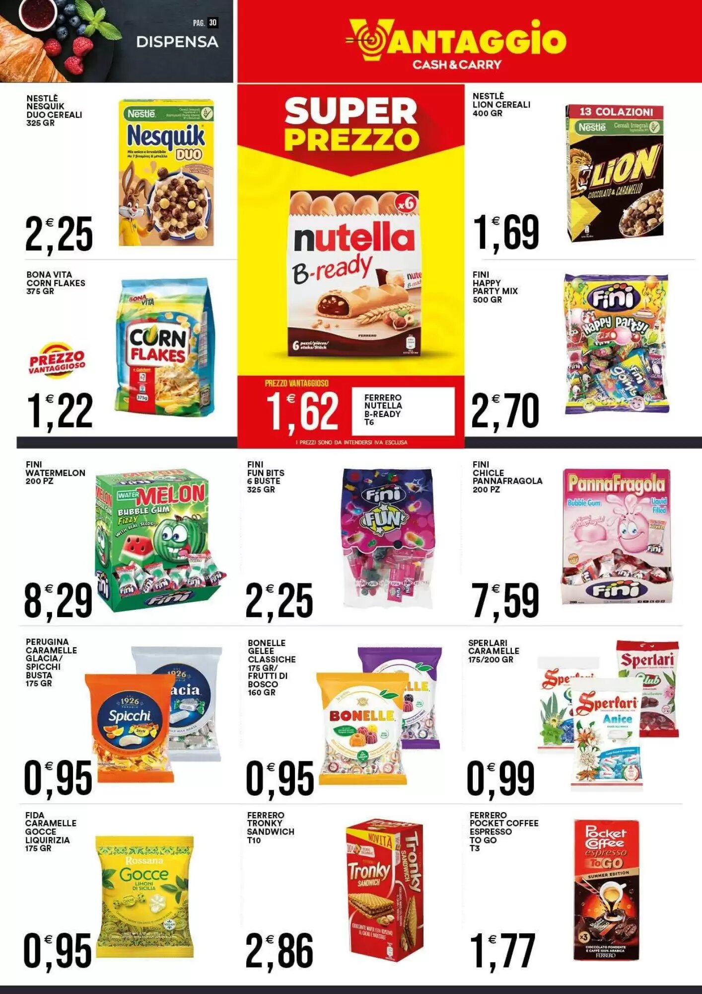 Volantino promozionale Vantaggio Cash&Carry  valide dal 21/08/2026 - Pagina 30.
