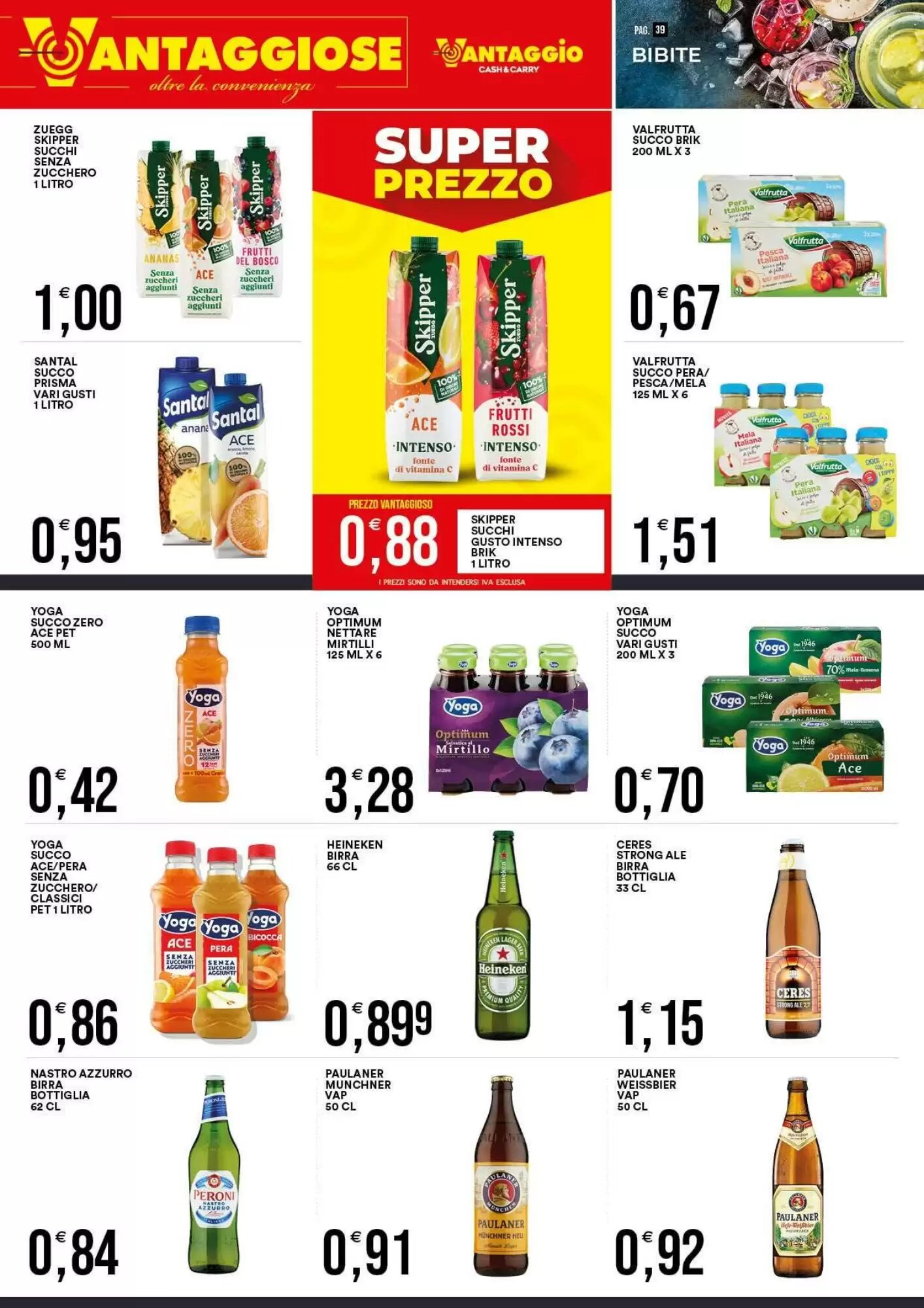 Volantino promozionale Vantaggio Cash&Carry  valide dal 21/08/2026 - Pagina 39.
