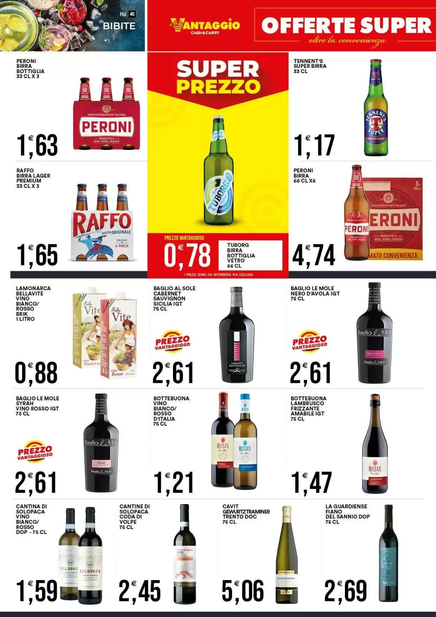 Volantino promozionale Vantaggio Cash&Carry  valide dal 21/08/2026 - Pagina 40.