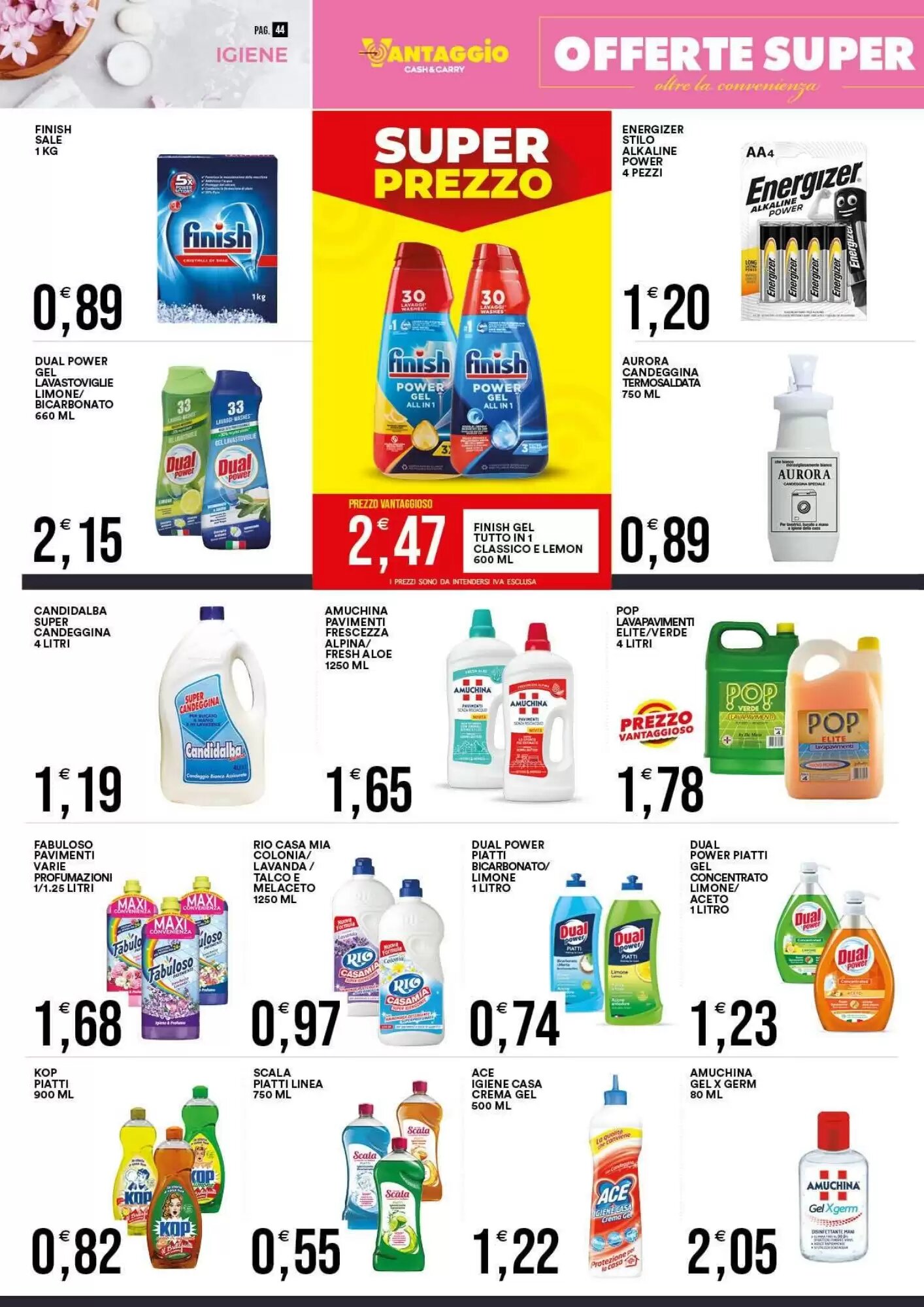 Volantino promozionale Vantaggio Cash&Carry  valide dal 21/08/2026 - Pagina 44.