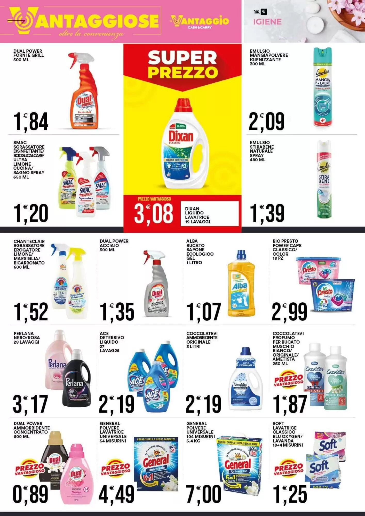 Volantino promozionale Vantaggio Cash&Carry  valide dal 21/08/2026 - Pagina 45.