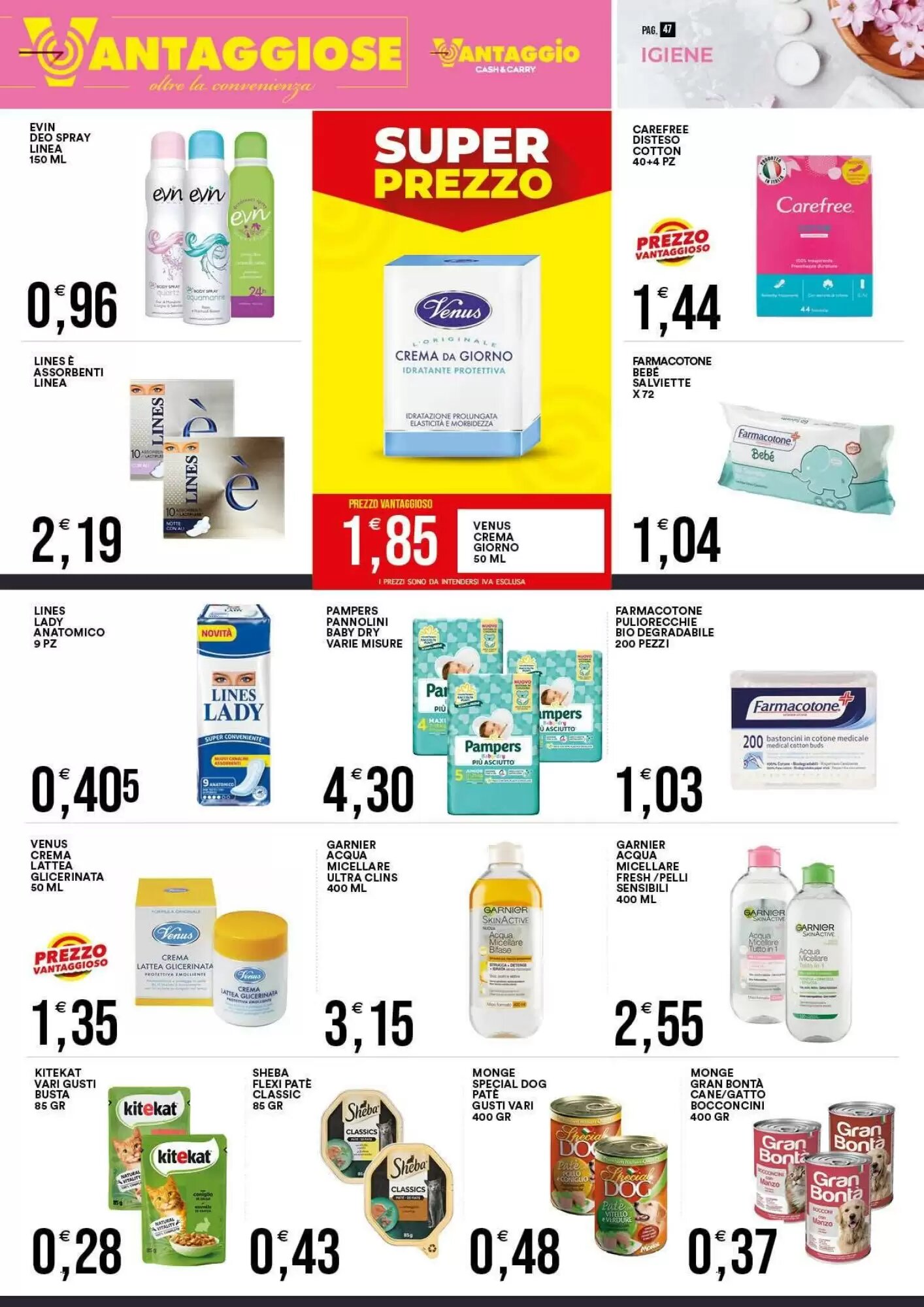 Volantino promozionale Vantaggio Cash&Carry  valide dal 21/08/2026 - Pagina 47.