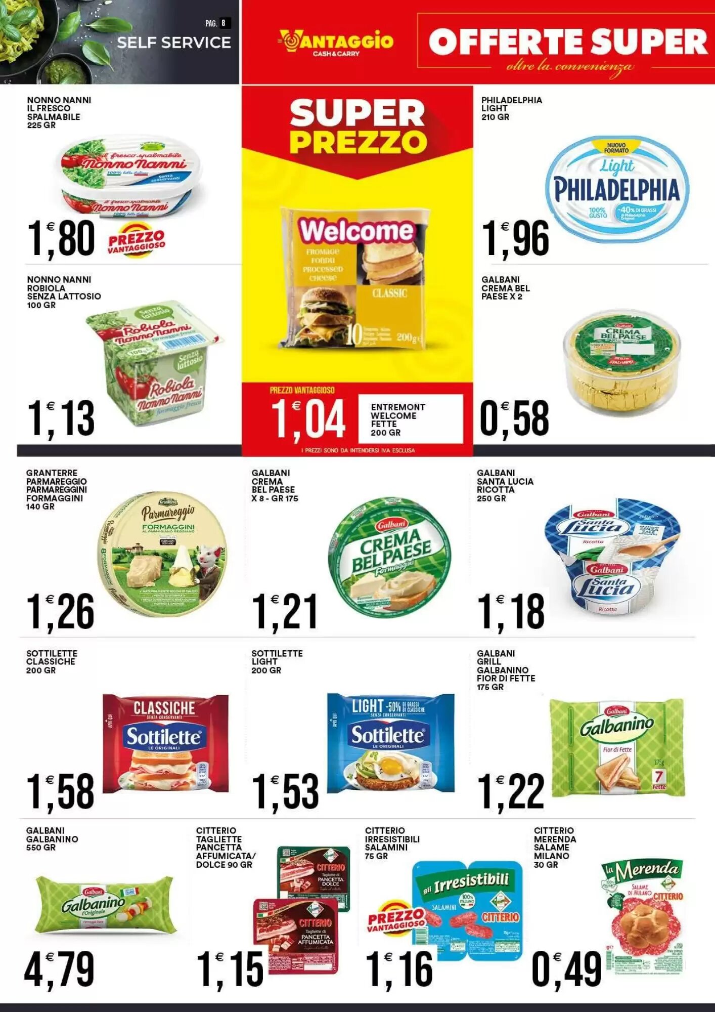 Volantino promozionale Vantaggio Cash&Carry  valide dal 21/08/2026 - Pagina 8.