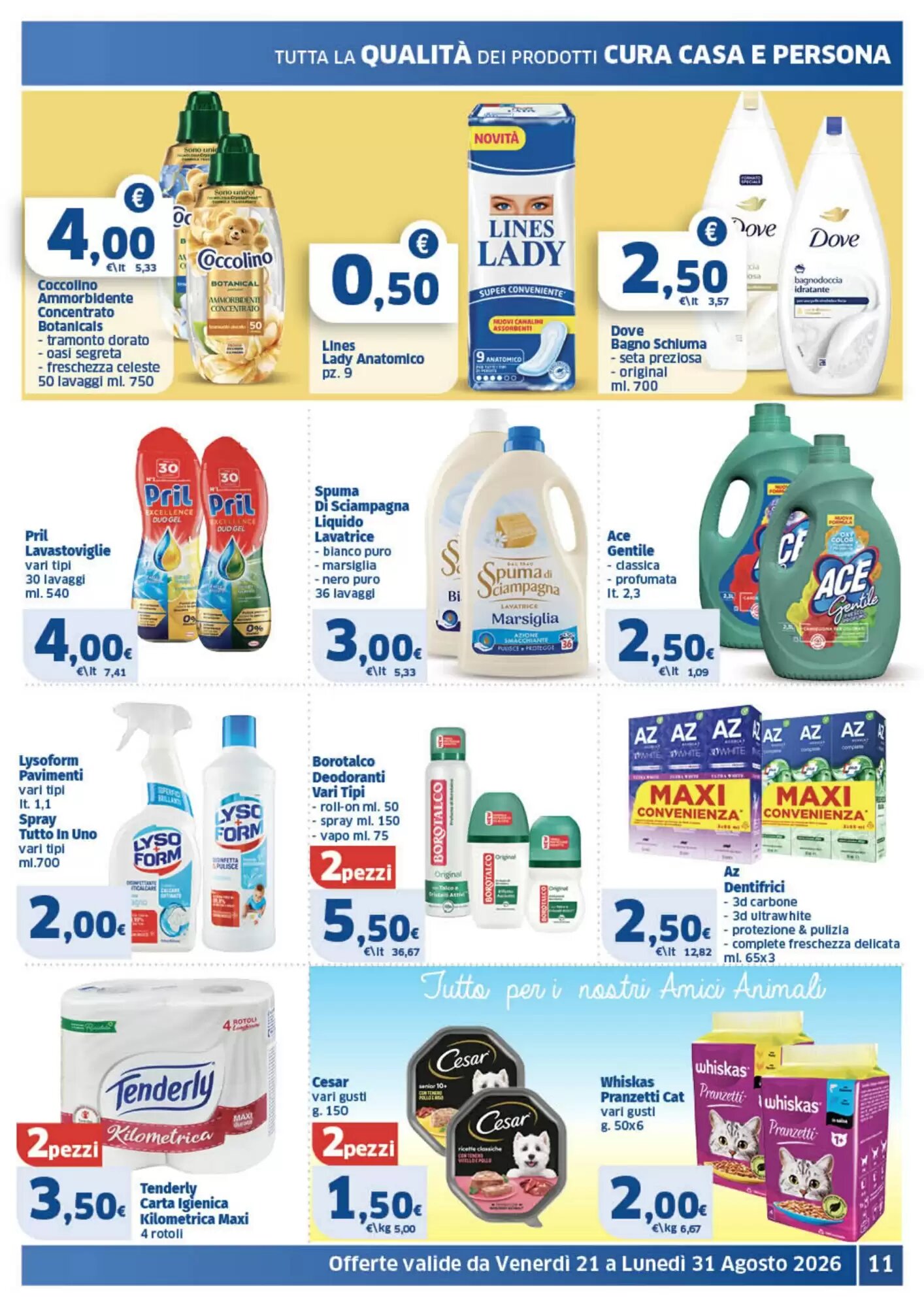 Volantino promozionale Il Punto Sigma  valide dal 21/08/2026 - Pagina 11.