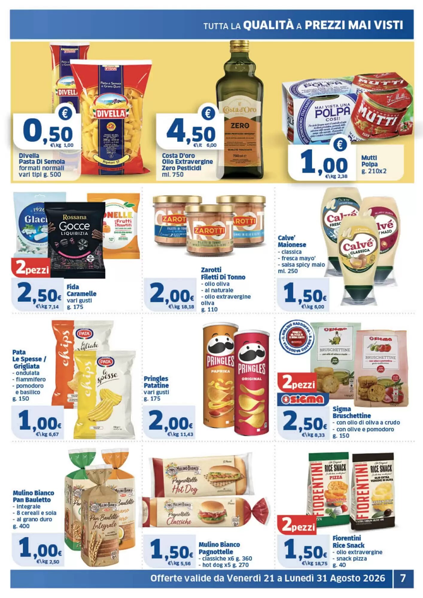 Volantino promozionale Il Punto Sigma  valide dal 21/08/2026 - Pagina 7.