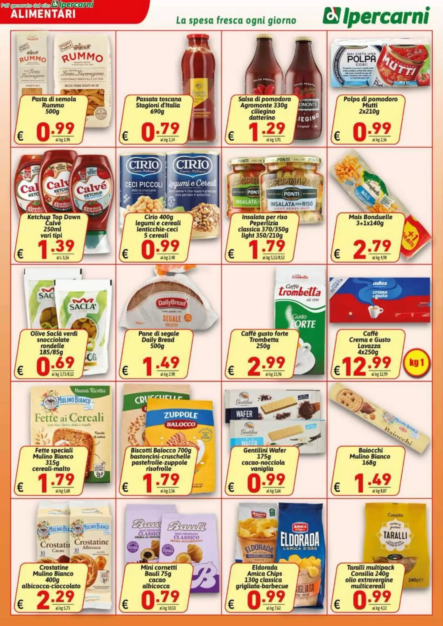 Volantino promozionale Ipercarni  valide dal 21/08/2026 - Pagina 12.
