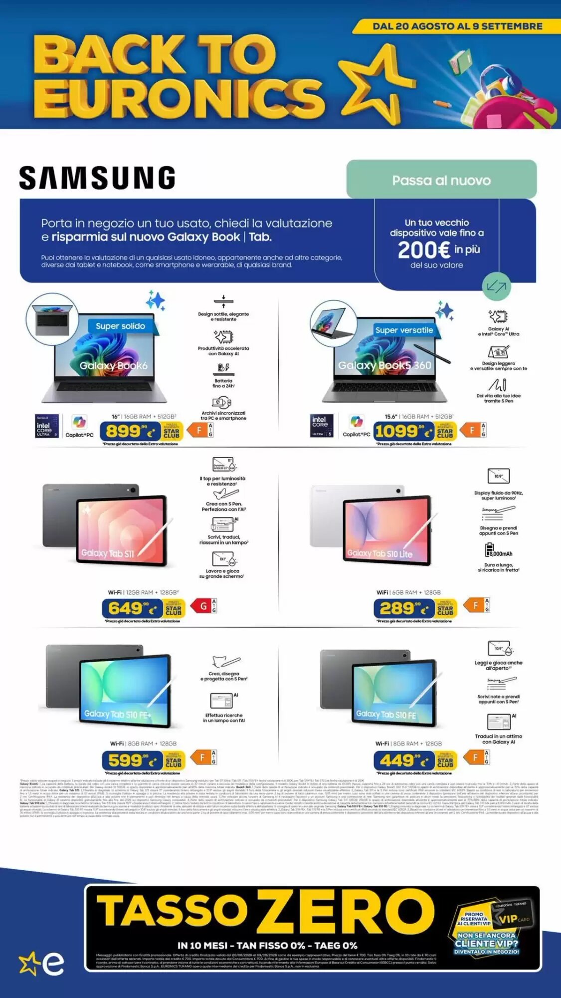 Volantino promozionale Euronics Tufano  valide dal 21/08/2026 - Pagina 10.