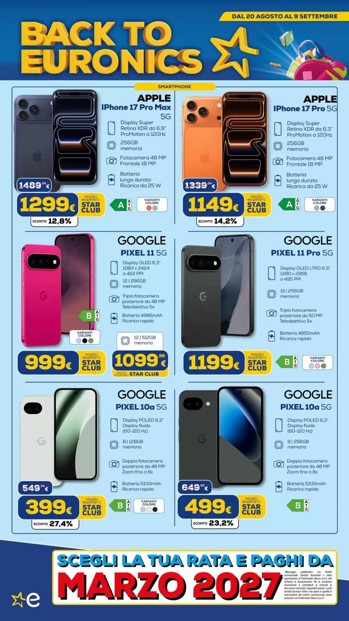 Volantino promozionale Euronics Tufano  valide dal 21/08/2026 - Pagina 16.