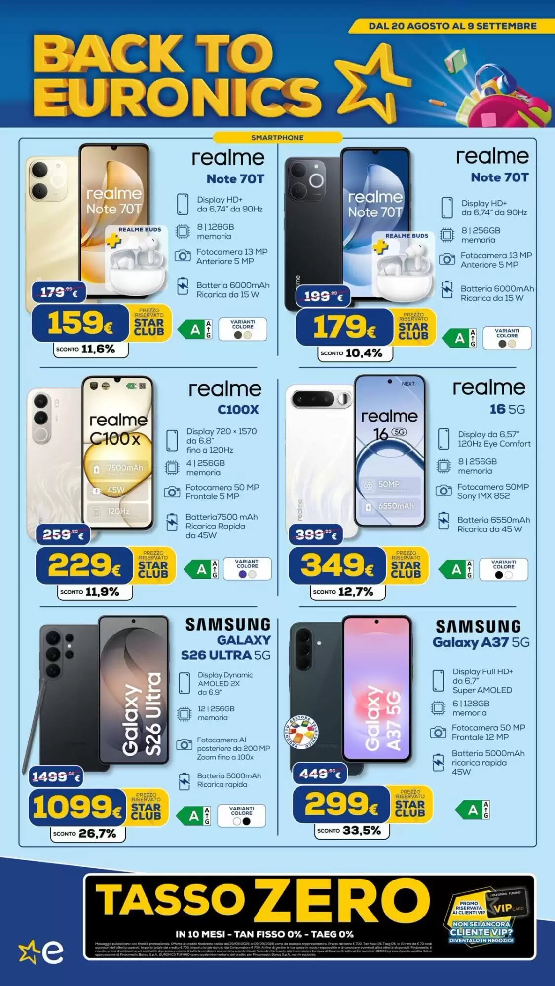 Volantino promozionale Euronics Tufano  valide dal 21/08/2026 - Pagina 18.