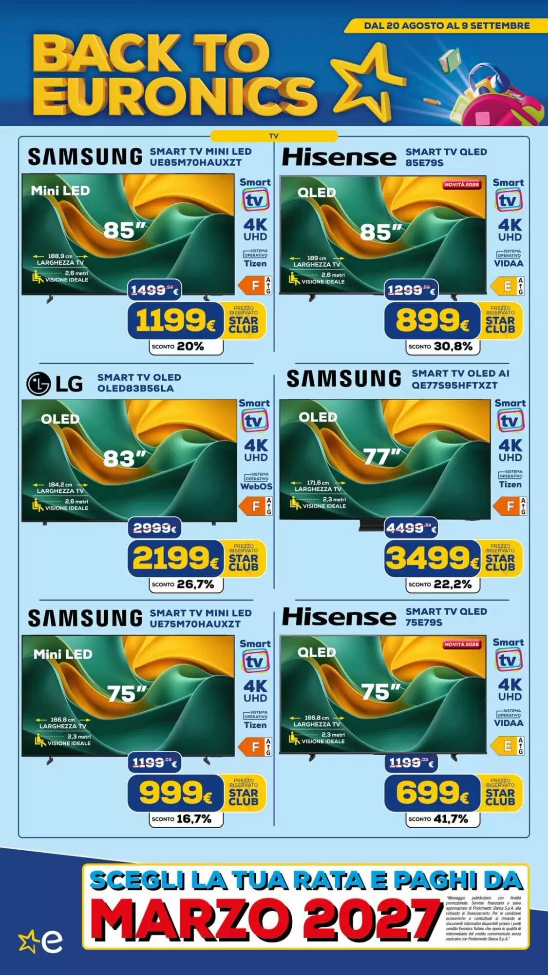 Volantino promozionale Euronics Tufano  valide dal 21/08/2026 - Pagina 20.