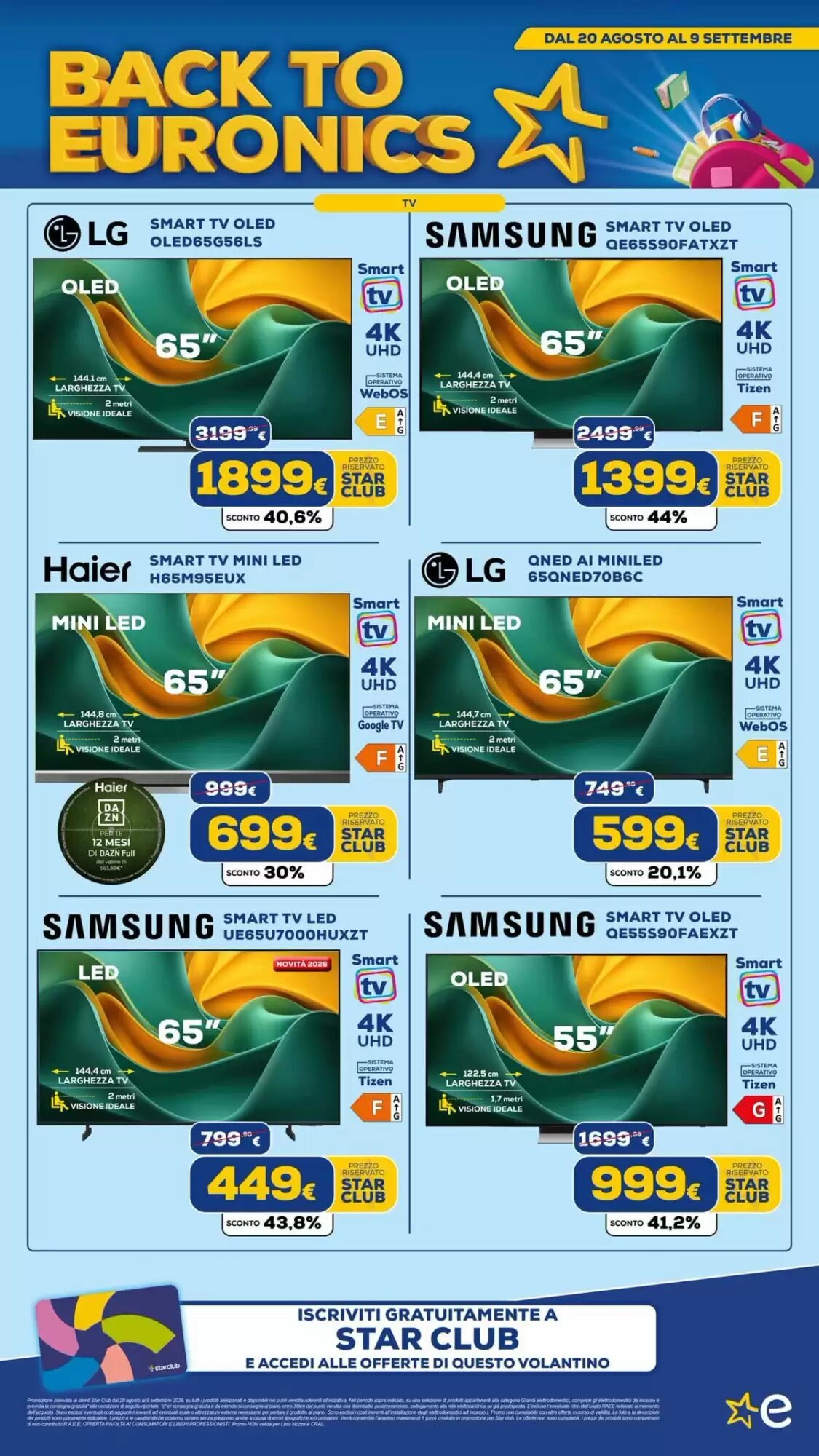 Volantino promozionale Euronics Tufano  valide dal 21/08/2026 - Pagina 21.