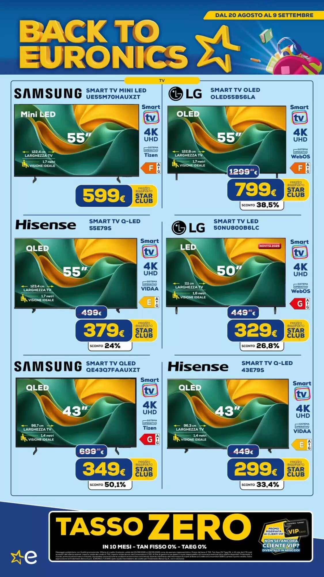 Volantino promozionale Euronics Tufano  valide dal 21/08/2026 - Pagina 22.