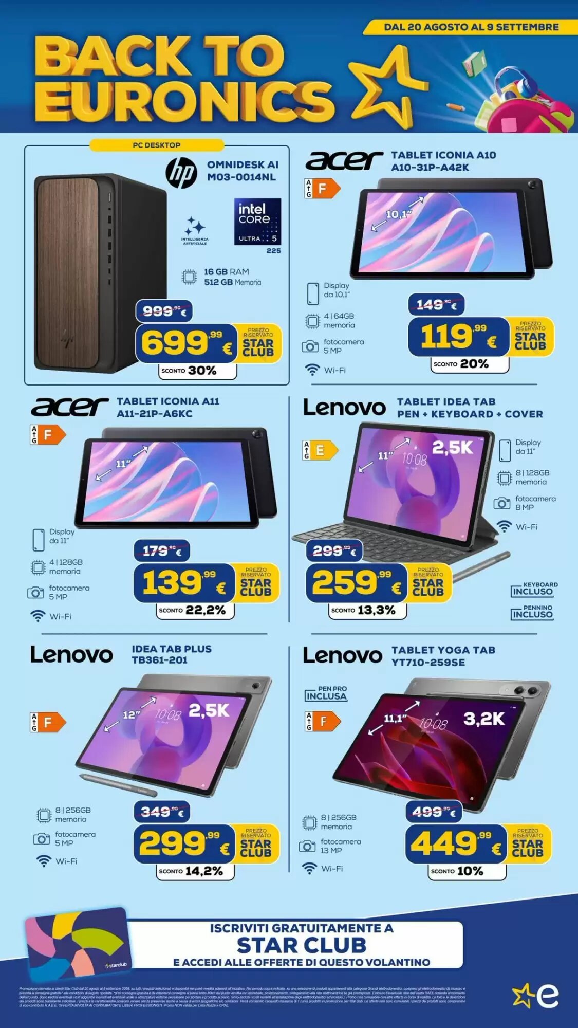 Volantino promozionale Euronics Tufano  valide dal 21/08/2026 - Pagina 5.