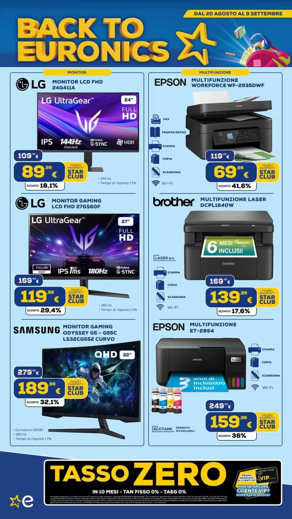 Volantino promozionale Euronics Tufano  valide dal 21/08/2026 - Pagina 6.