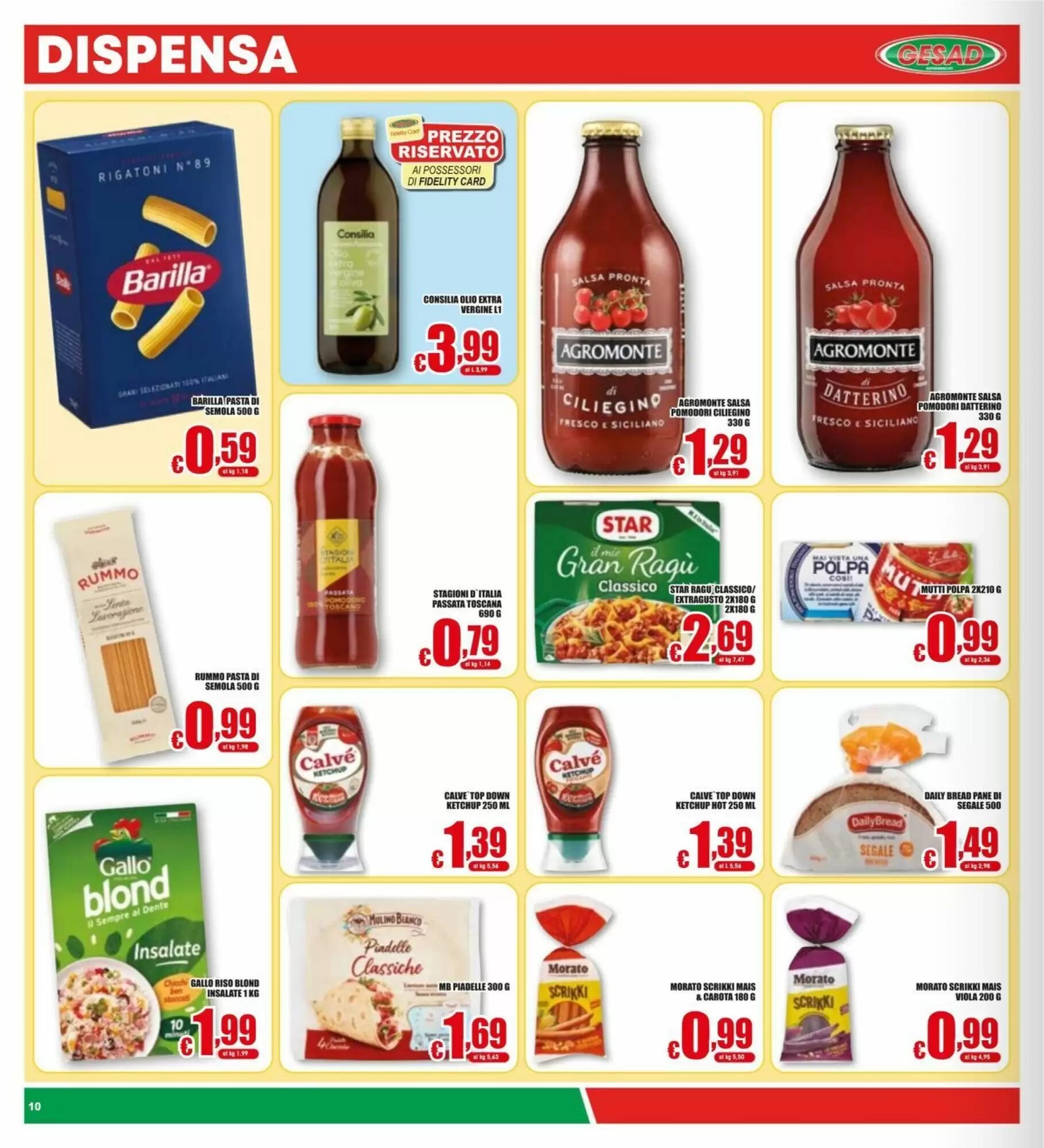 Volantino promozionale Gesad Supermercati  valide dal 21/08/2026 - Pagina 10.