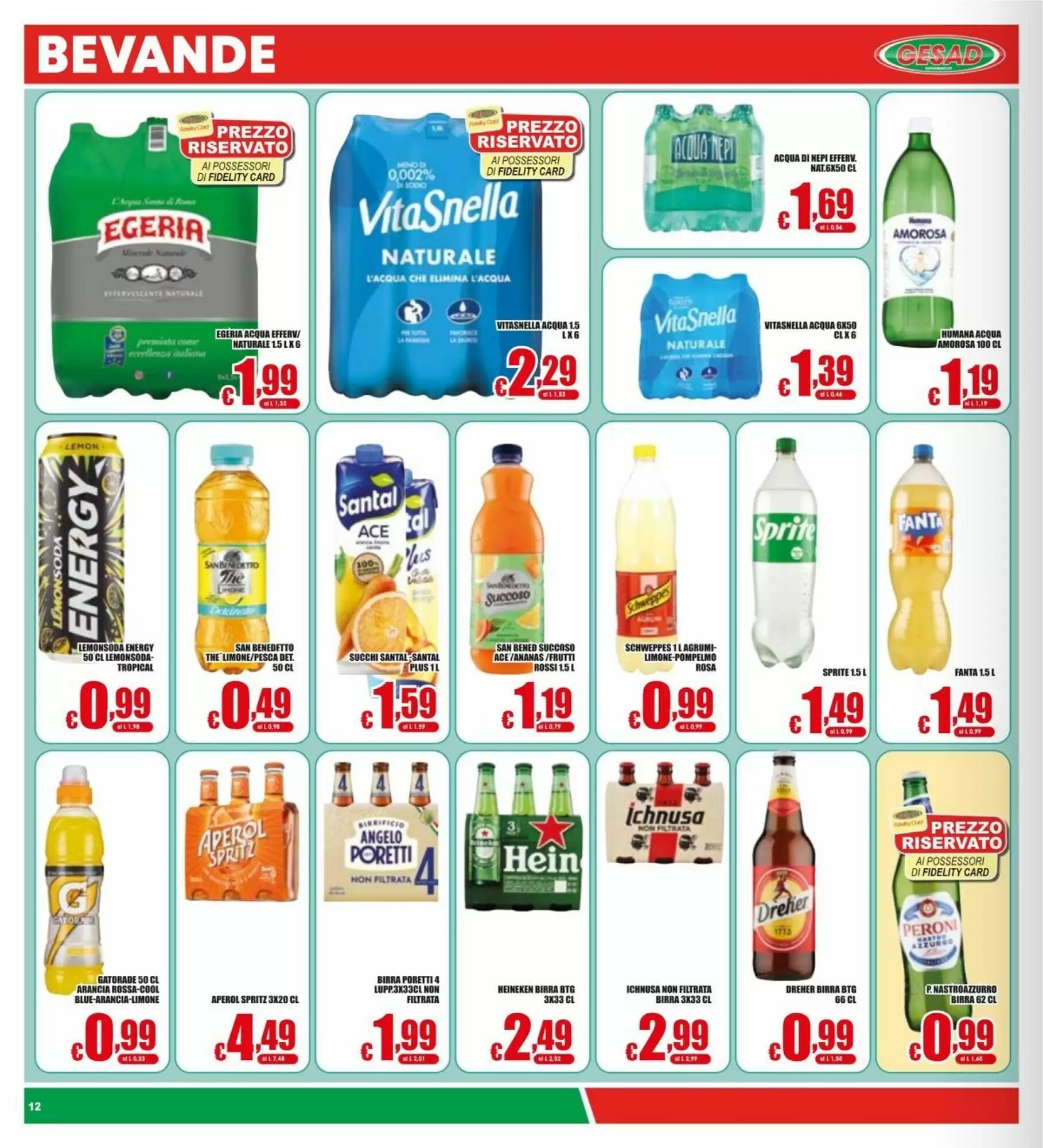 Volantino promozionale Gesad Supermercati  valide dal 21/08/2026 - Pagina 12.