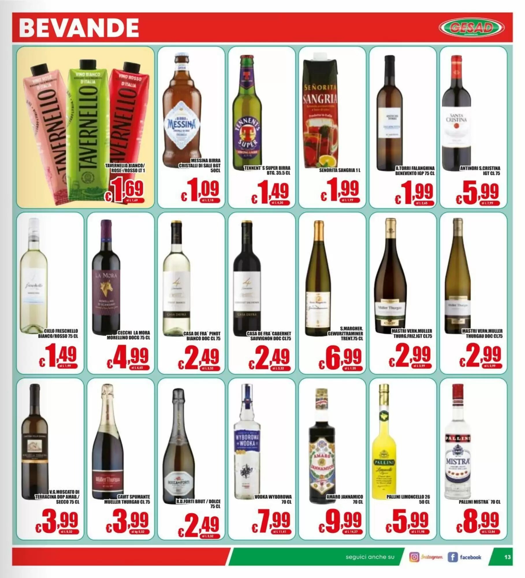 Volantino promozionale Gesad Supermercati  valide dal 21/08/2026 - Pagina 13.