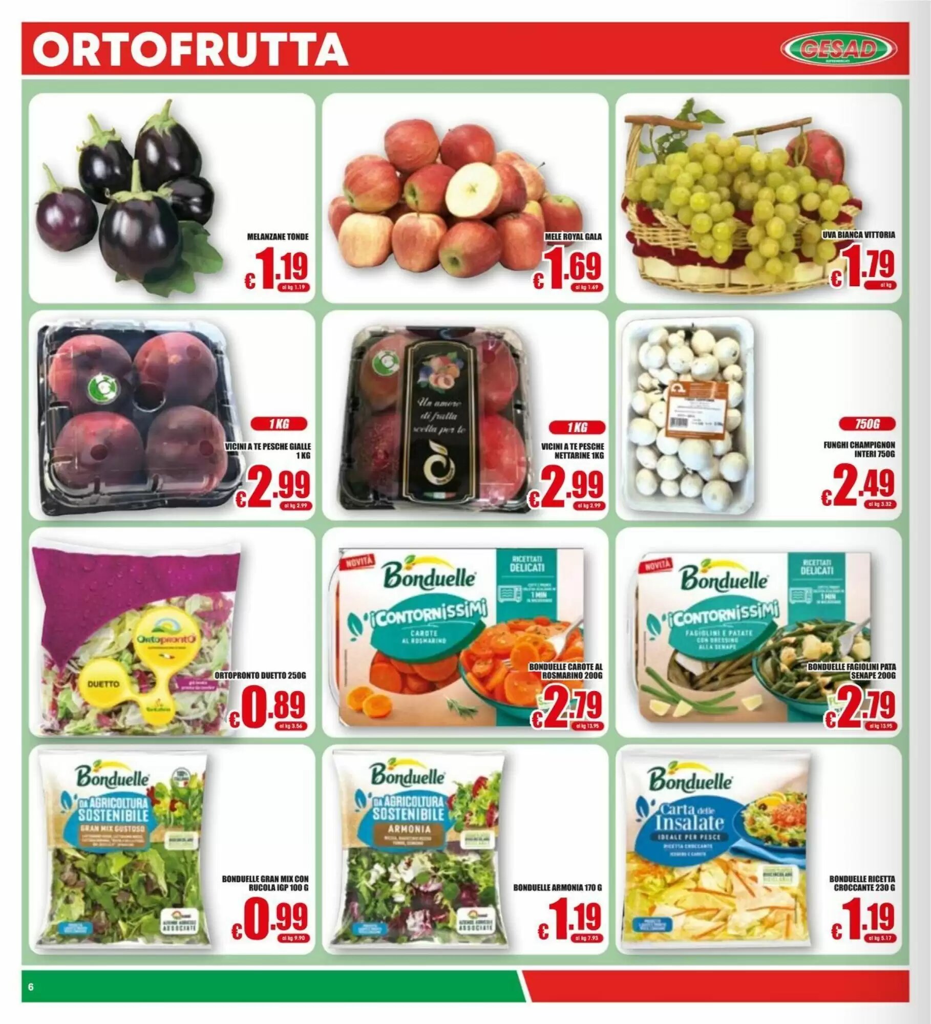 Volantino promozionale Gesad Supermercati  valide dal 21/08/2026 - Pagina 6.