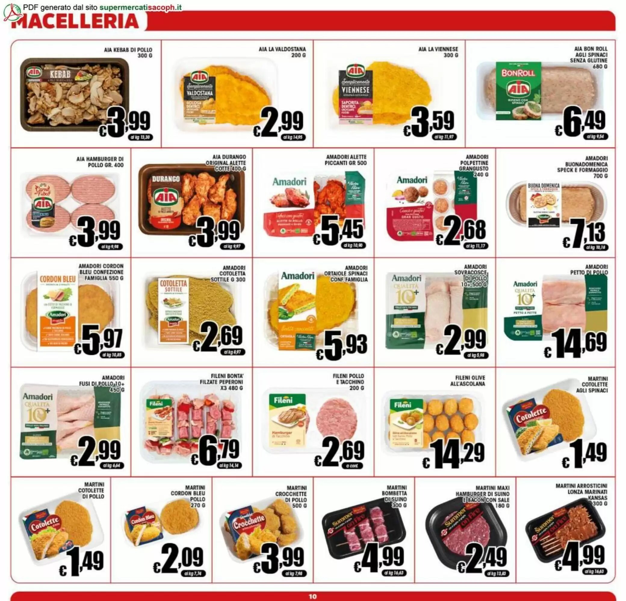 Volantino promozionale Sacoph  valide dal 21/08/2026 - Pagina 10.