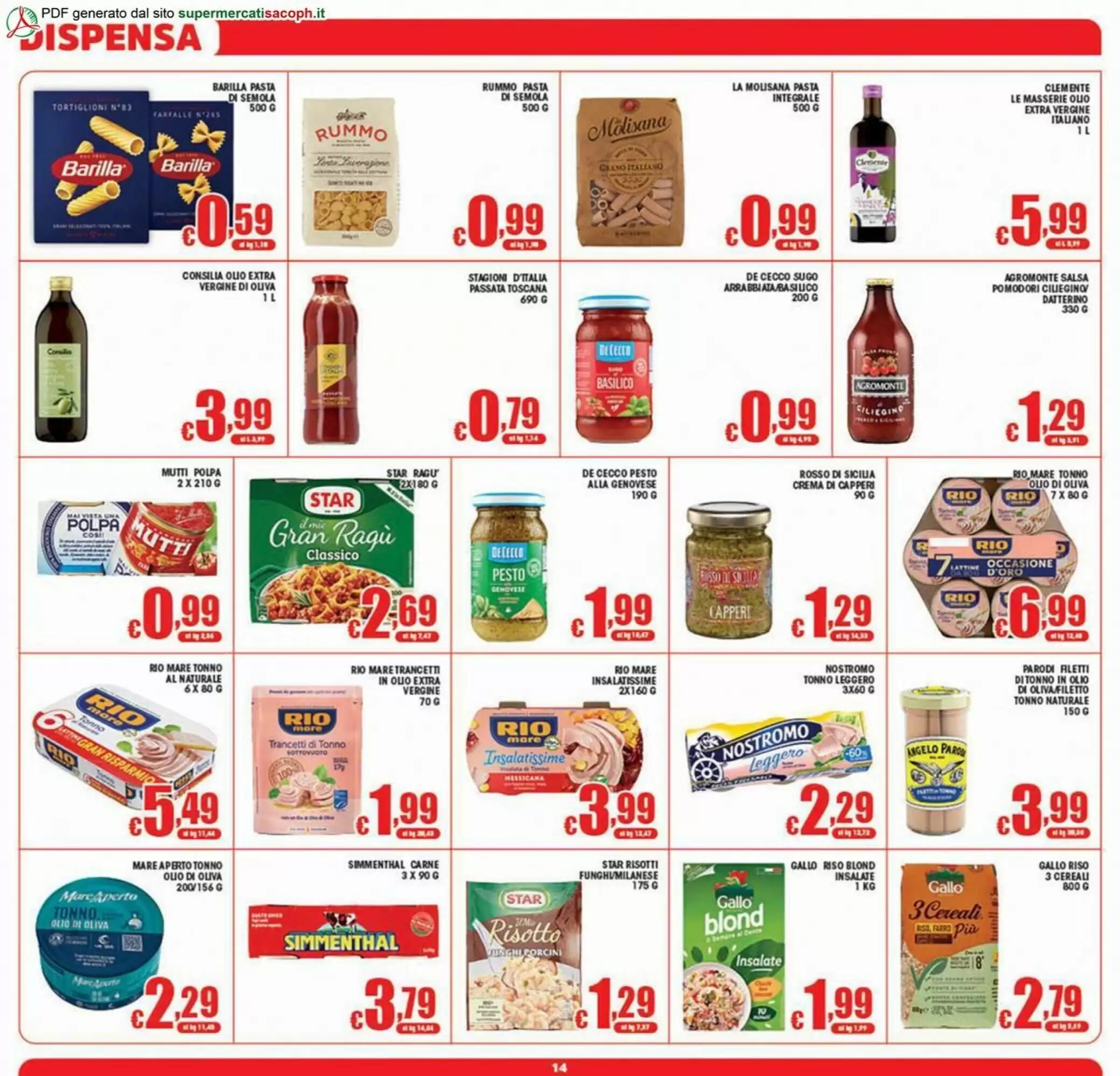 Volantino promozionale Sacoph  valide dal 21/08/2026 - Pagina 14.