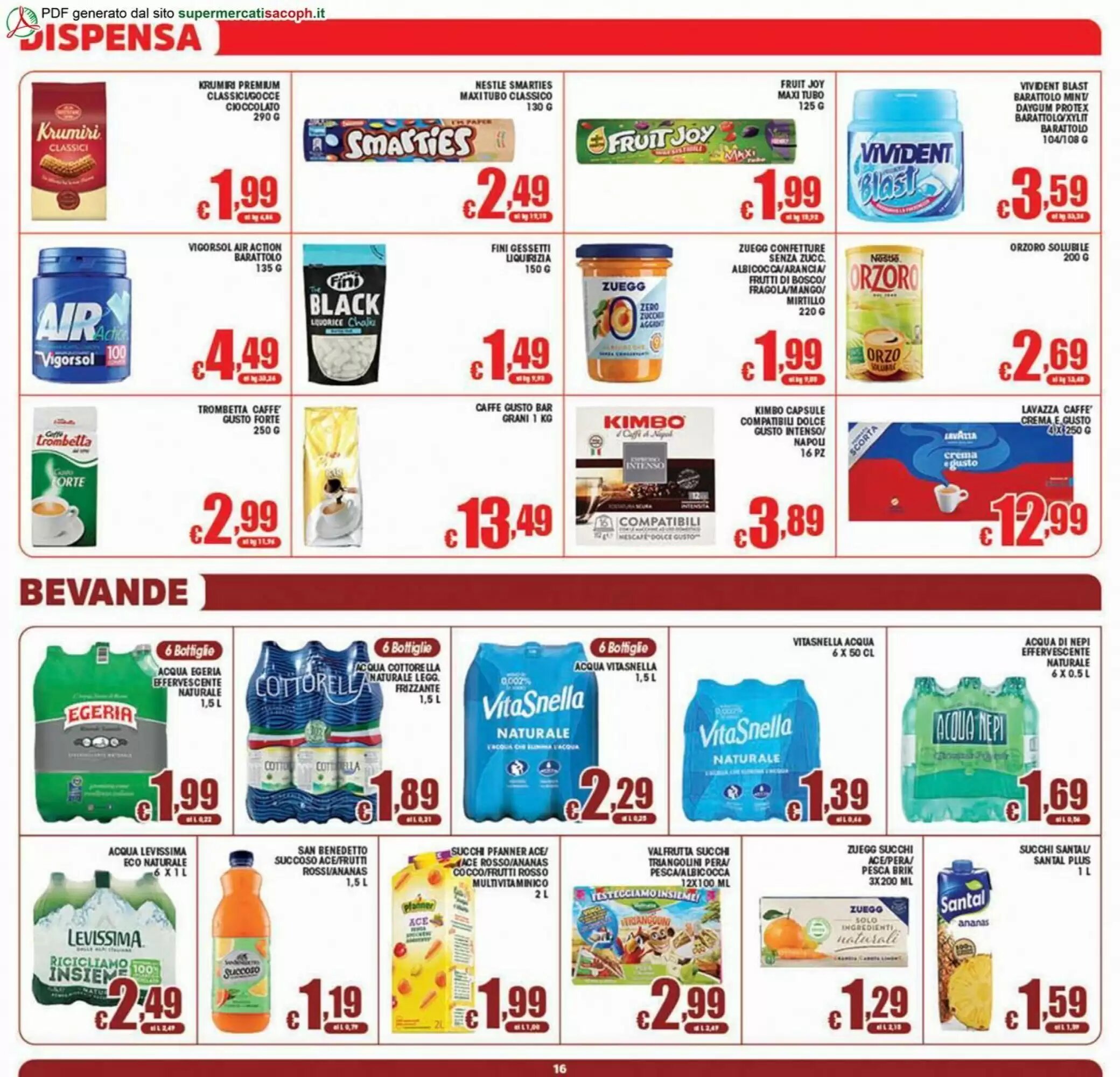 Volantino promozionale Sacoph  valide dal 21/08/2026 - Pagina 16.
