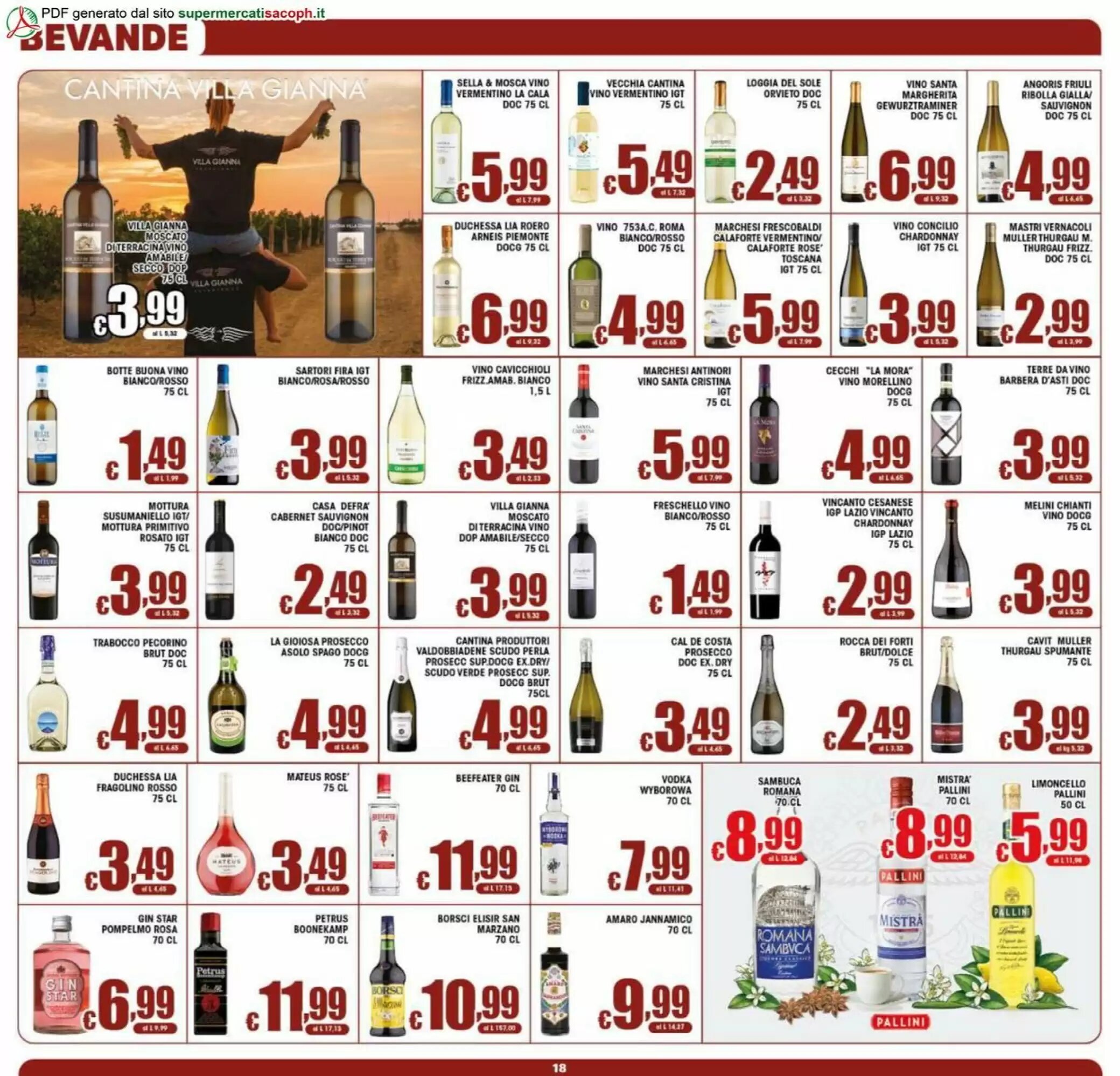 Volantino promozionale Sacoph  valide dal 21/08/2026 - Pagina 18.