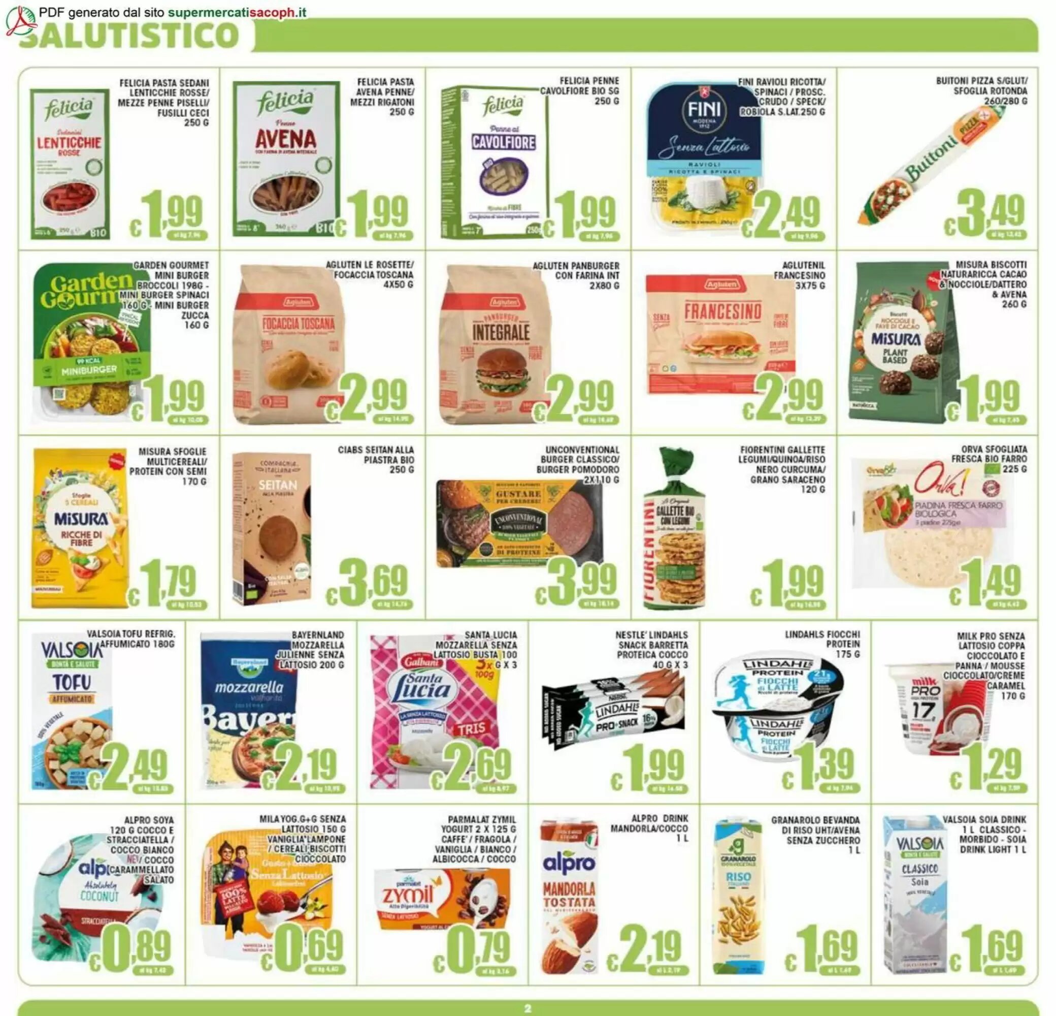 Volantino promozionale Sacoph  valide dal 21/08/2026 - Pagina 2.