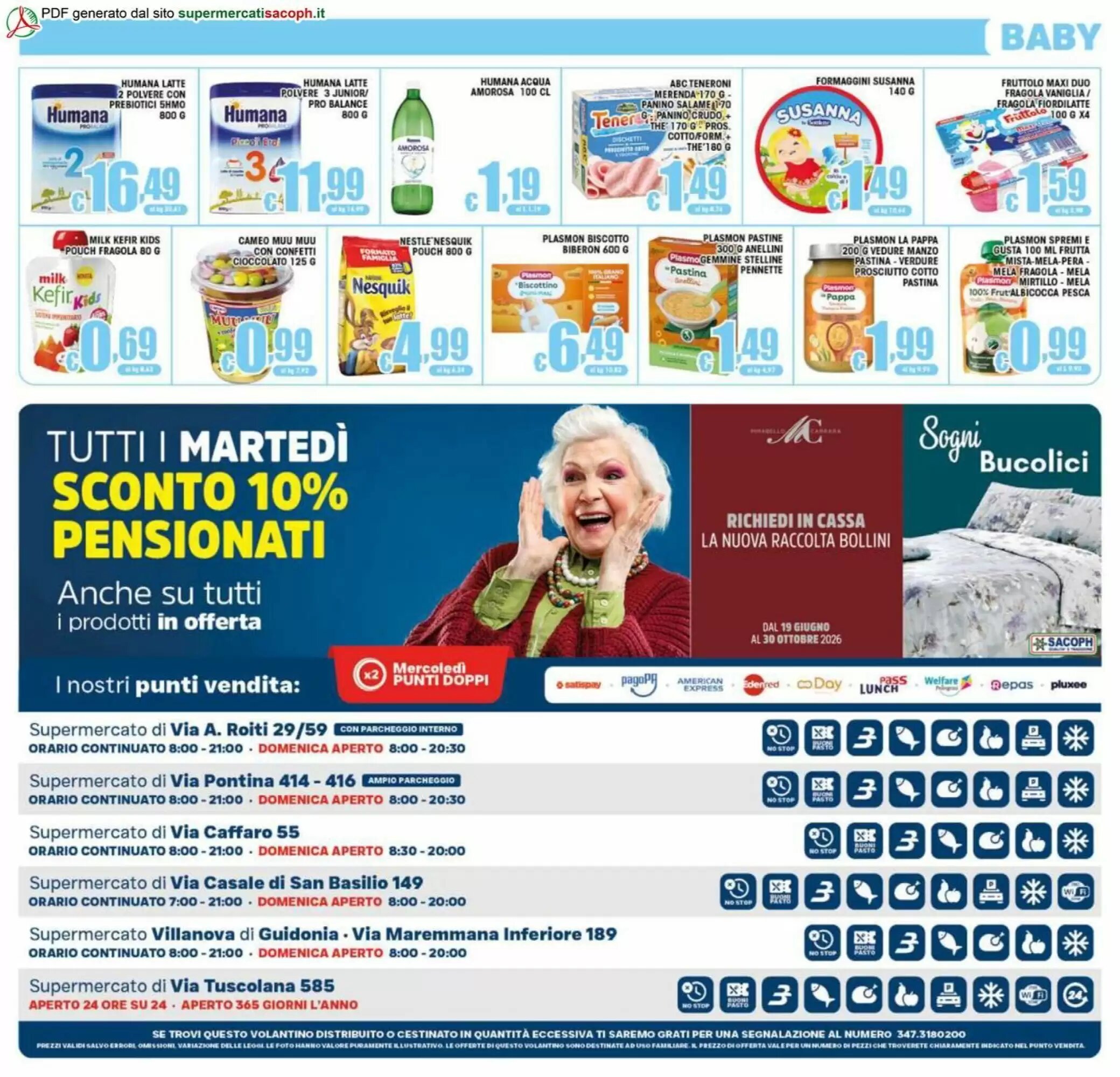 Volantino promozionale Sacoph  valide dal 21/08/2026 - Pagina 20.