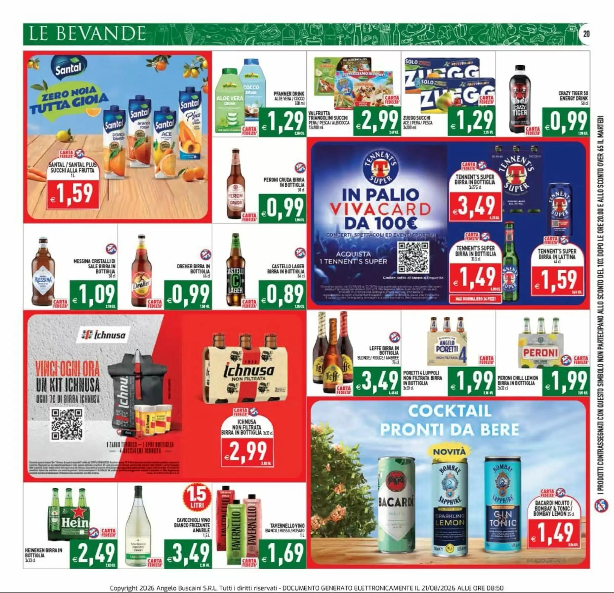 Volantino promozionale Supermercati Agorà  valide dal 21/08/2026 - Pagina 20.