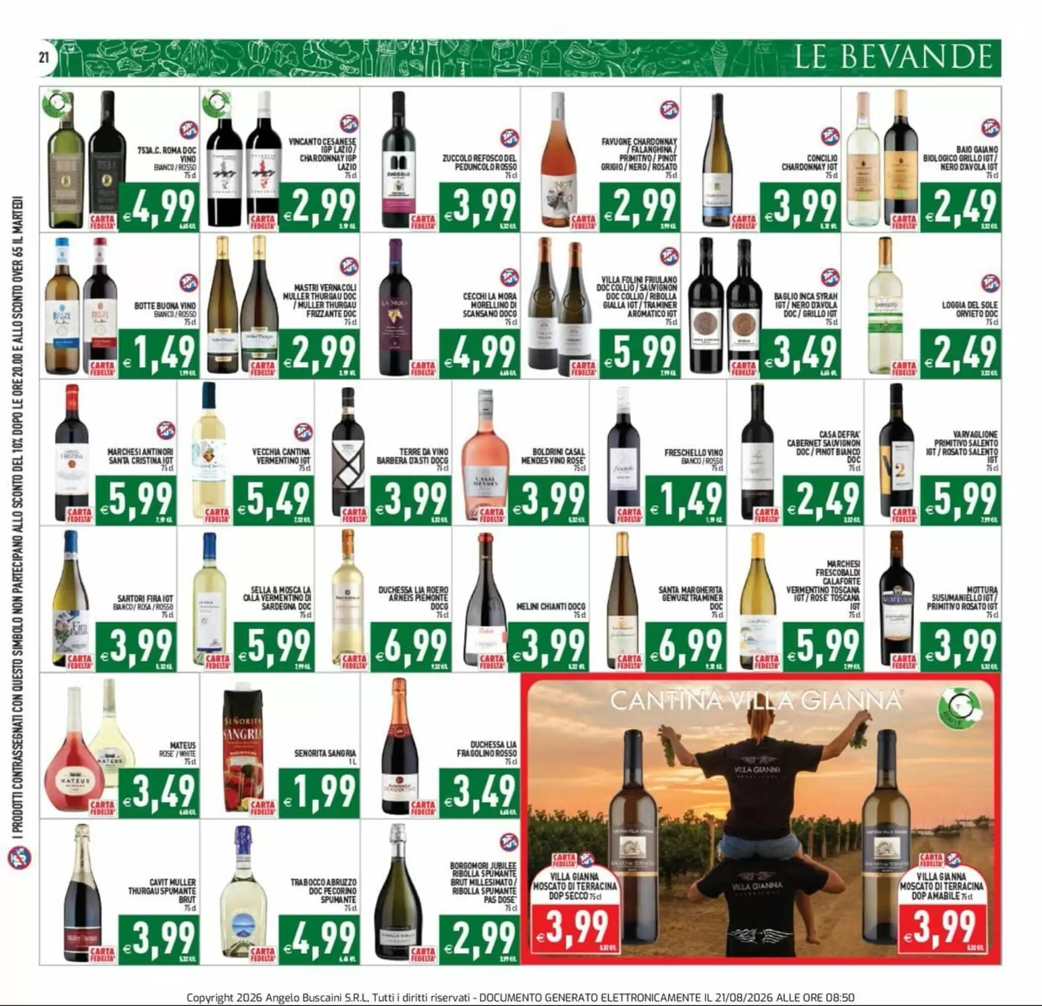Volantino promozionale Supermercati Agorà  valide dal 21/08/2026 - Pagina 21.