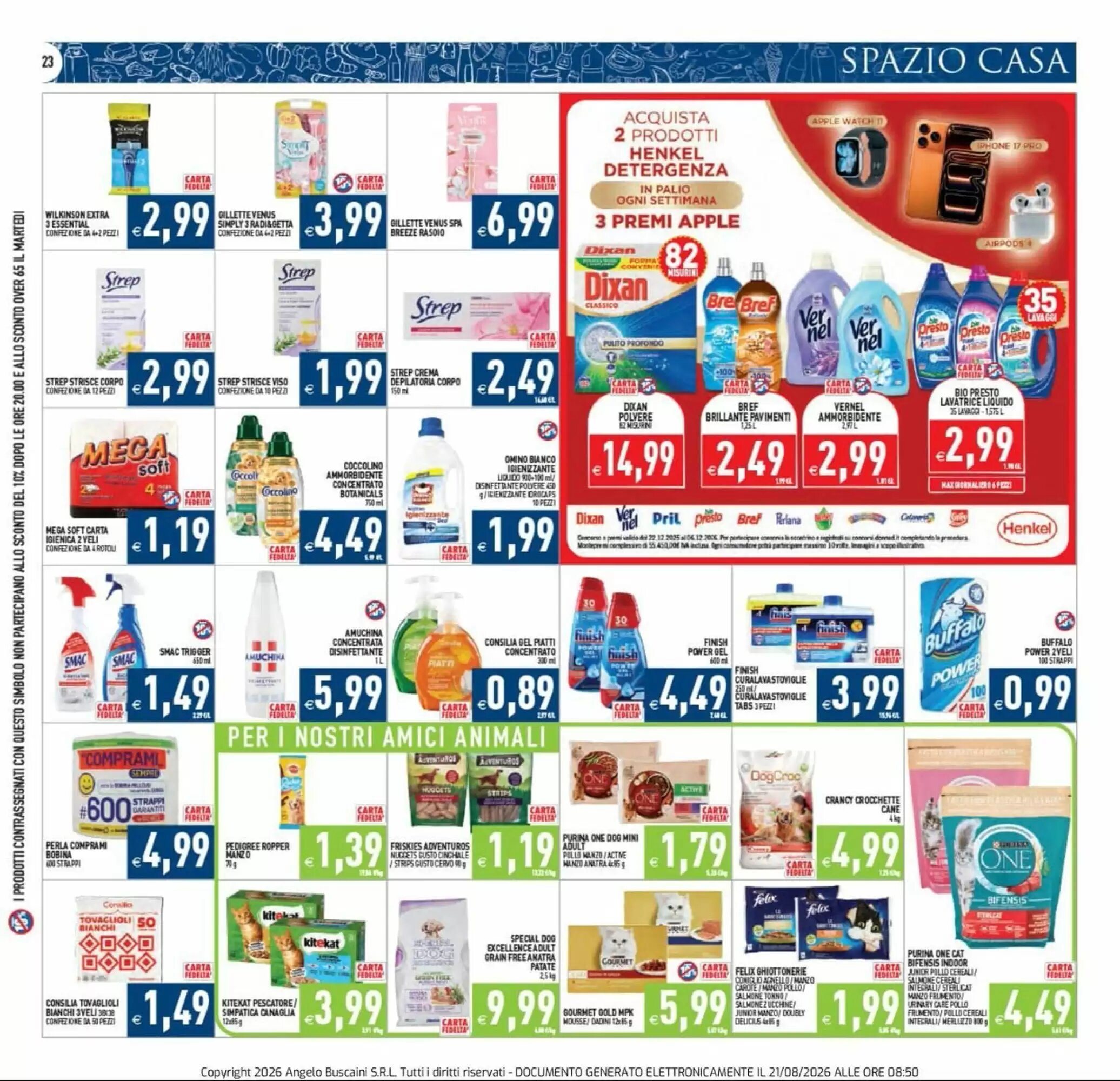 Volantino promozionale Supermercati Agorà  valide dal 21/08/2026 - Pagina 23.