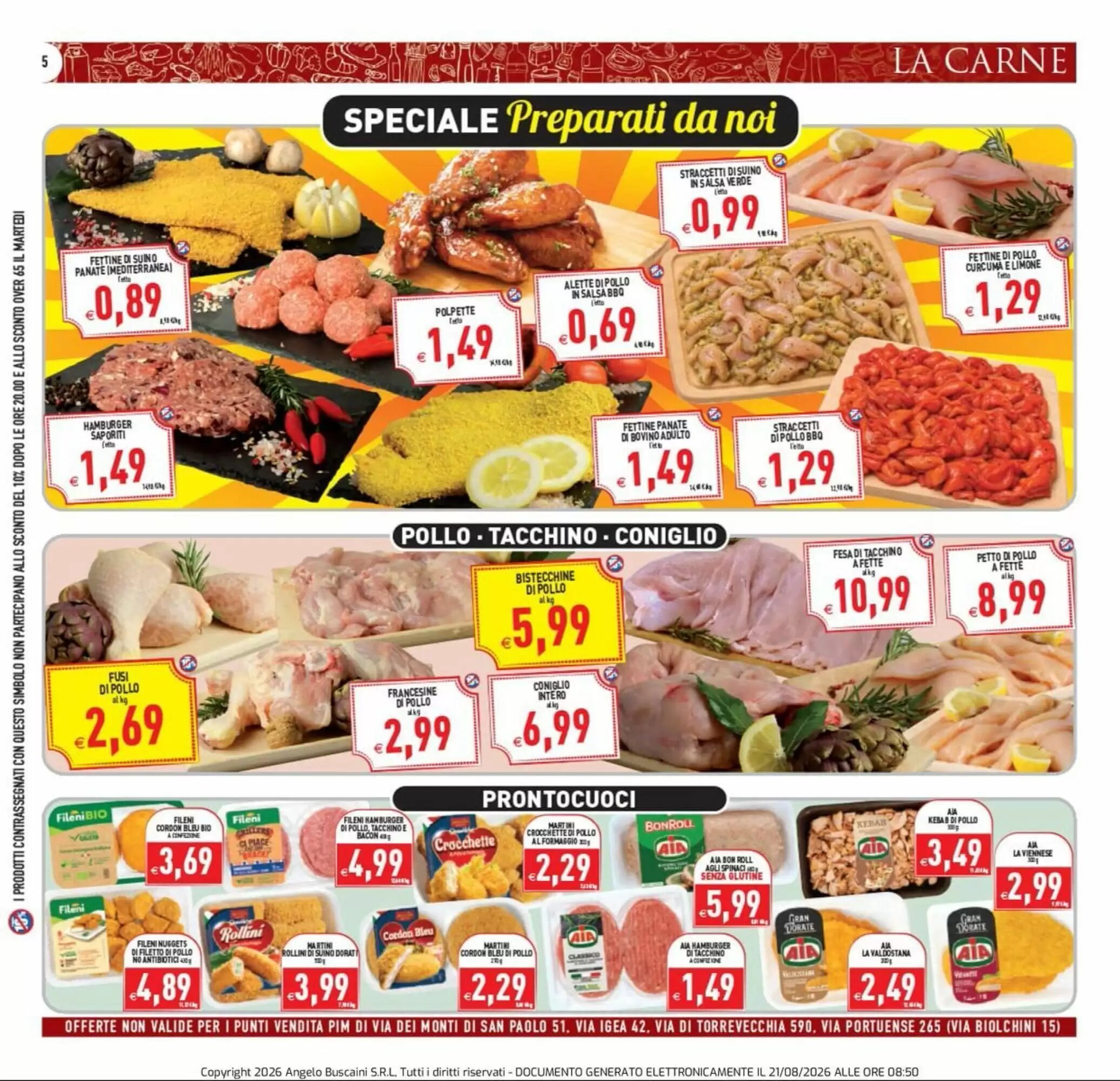 Volantino promozionale Supermercati Agorà  valide dal 21/08/2026 - Pagina 5.