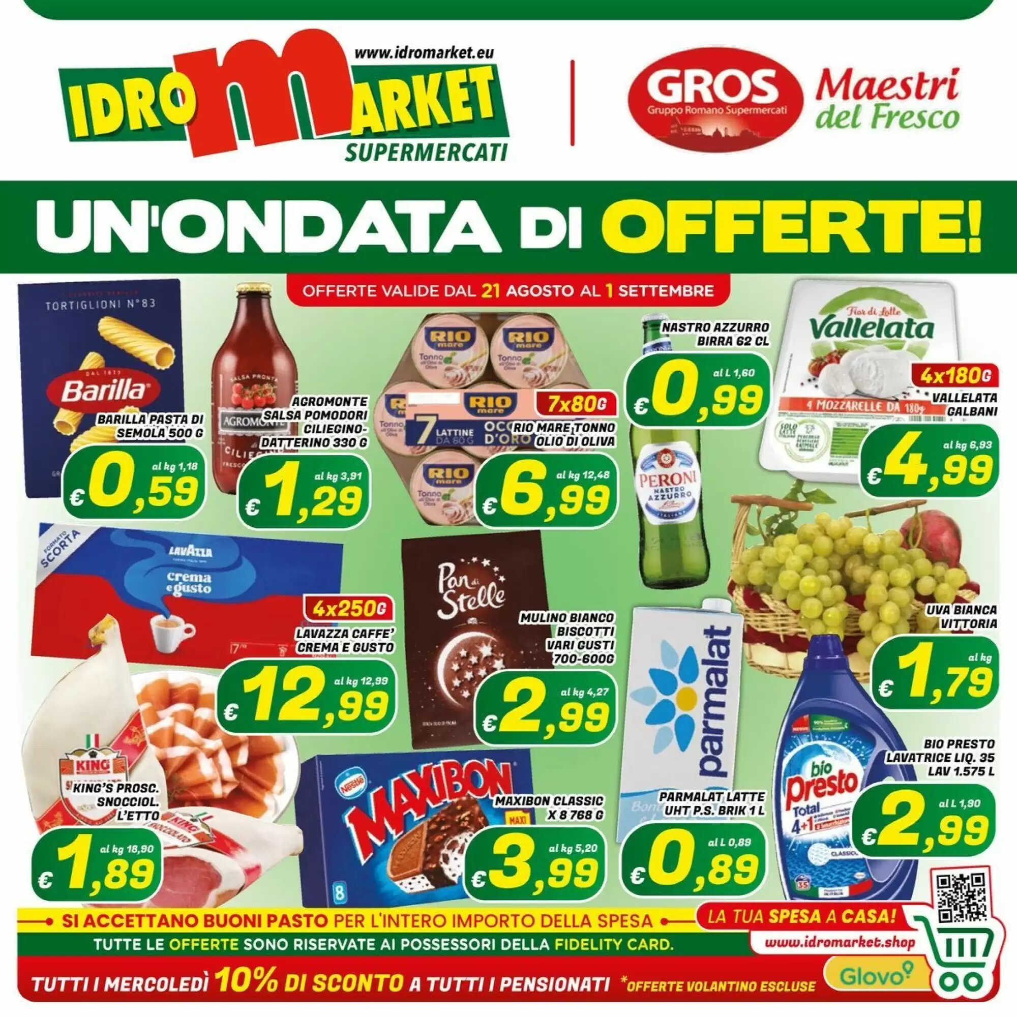 Volantino promozionale Idromarket  valide dal 21/08/2026 - Pagina 1.