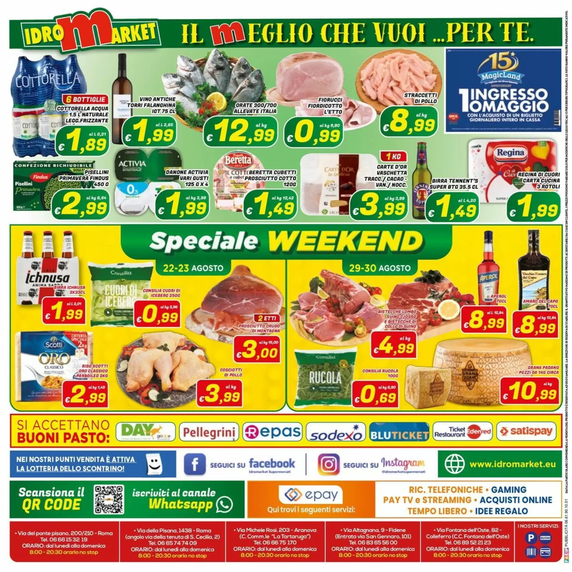Volantino promozionale Idromarket  valide dal 21/08/2026 - Pagina 16.