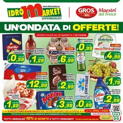 Volantino promozionale Idromarket  valide dal 21/08/2026