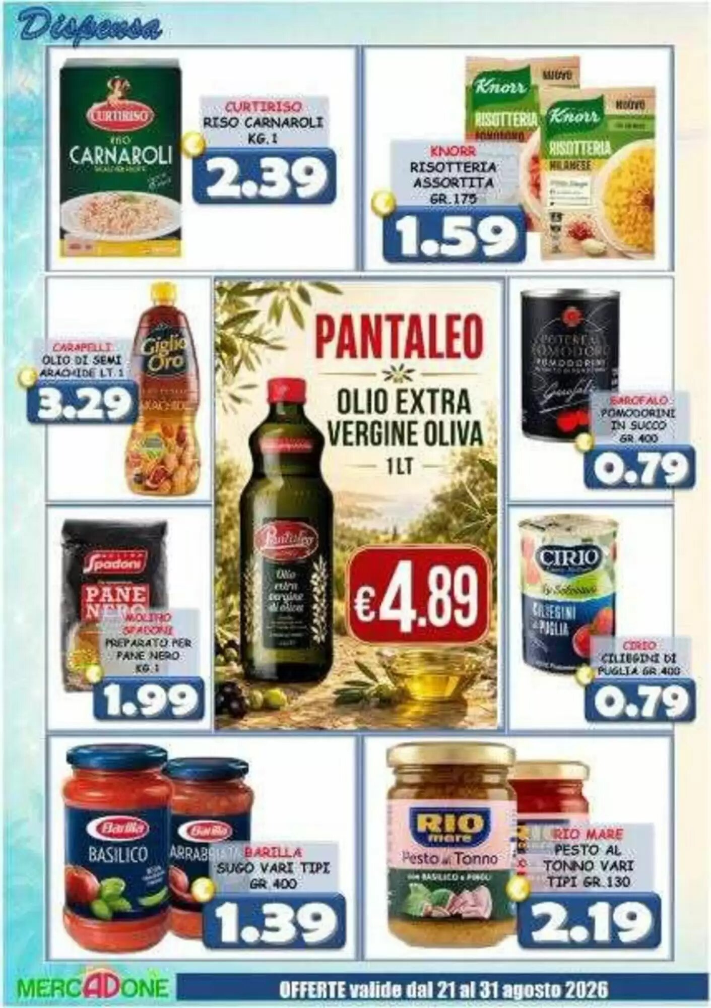 Volantino promozionale MercADone  valide dal 21/08/2026 - Pagina 18.