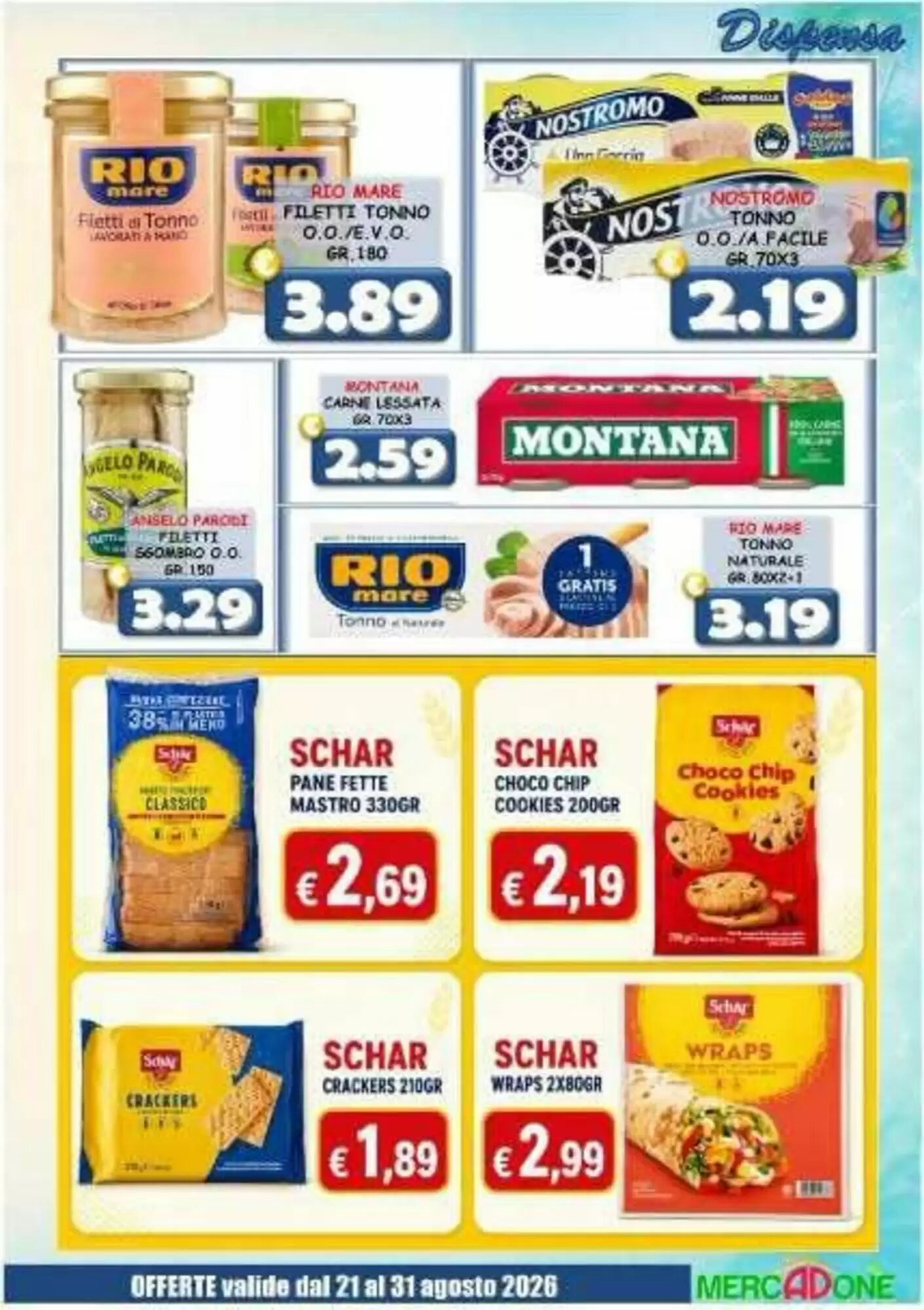 Volantino promozionale MercADone  valide dal 21/08/2026 - Pagina 19.