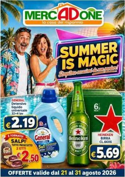 Volantino promozionale MercADone  valide dal 21/08/2026