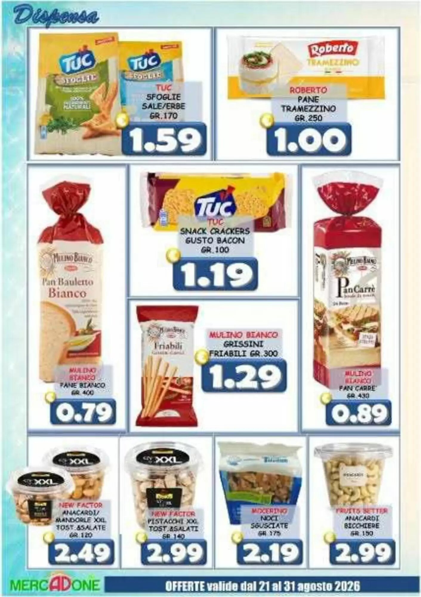 Volantino promozionale MercADone  valide dal 21/08/2026 - Pagina 20.